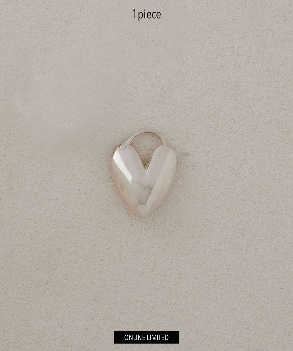 R.ALAGAN/DIPPED TINY TINY PUFFY HOOPS(GRAY)