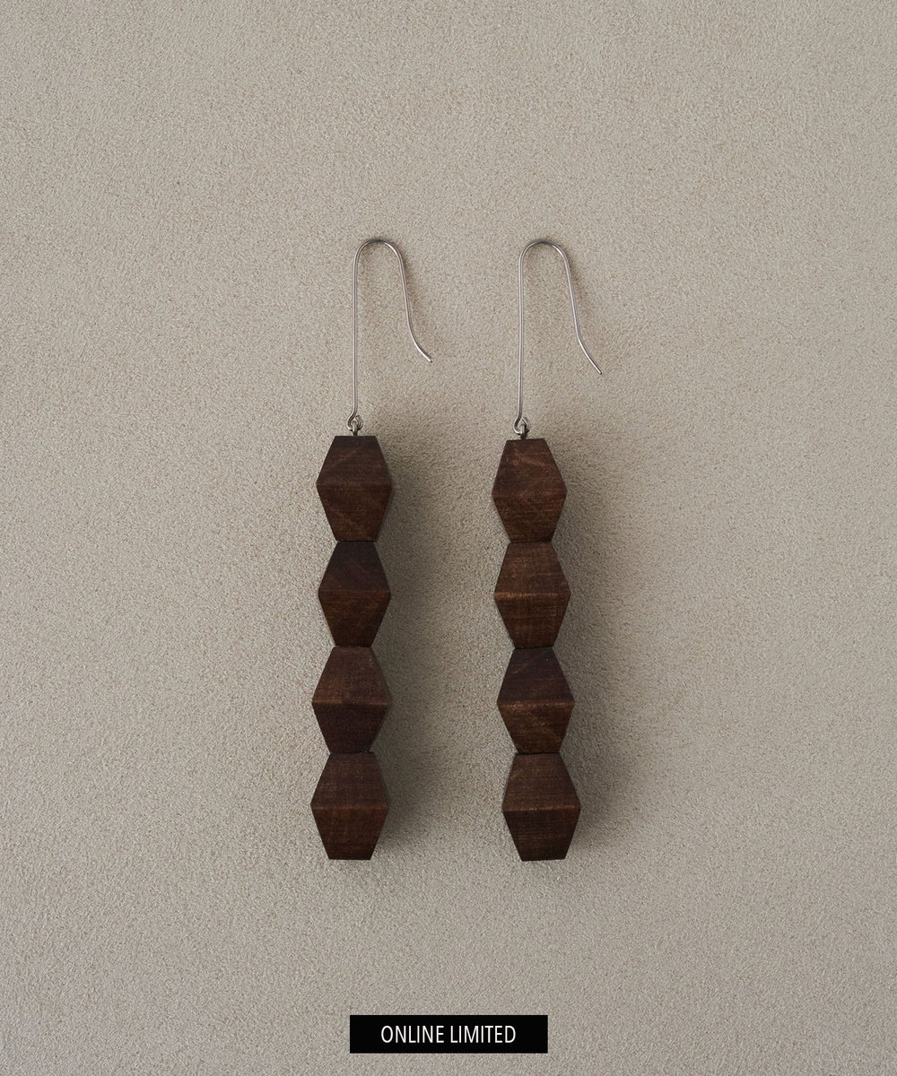 COLOMN WOOD EARRINGS｜R.ALAGAN(ララガン)公式通販｜ウッドイアリング