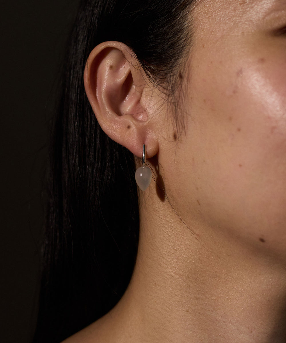 R. Alagan シルバーピアス ドロップ型 R.ALAGAN/PUFFY HOOPS (SILVER)