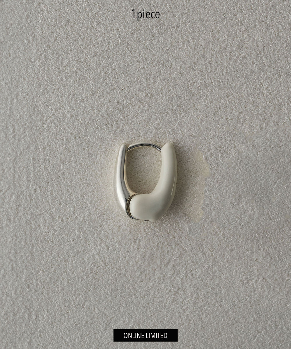 アクセサリー cactas R.ALAGANTINY TINY PUFFY HOOPS R.ALAGAN/DIPPED TINY TINY PUFFY HOOPS(GRAY)