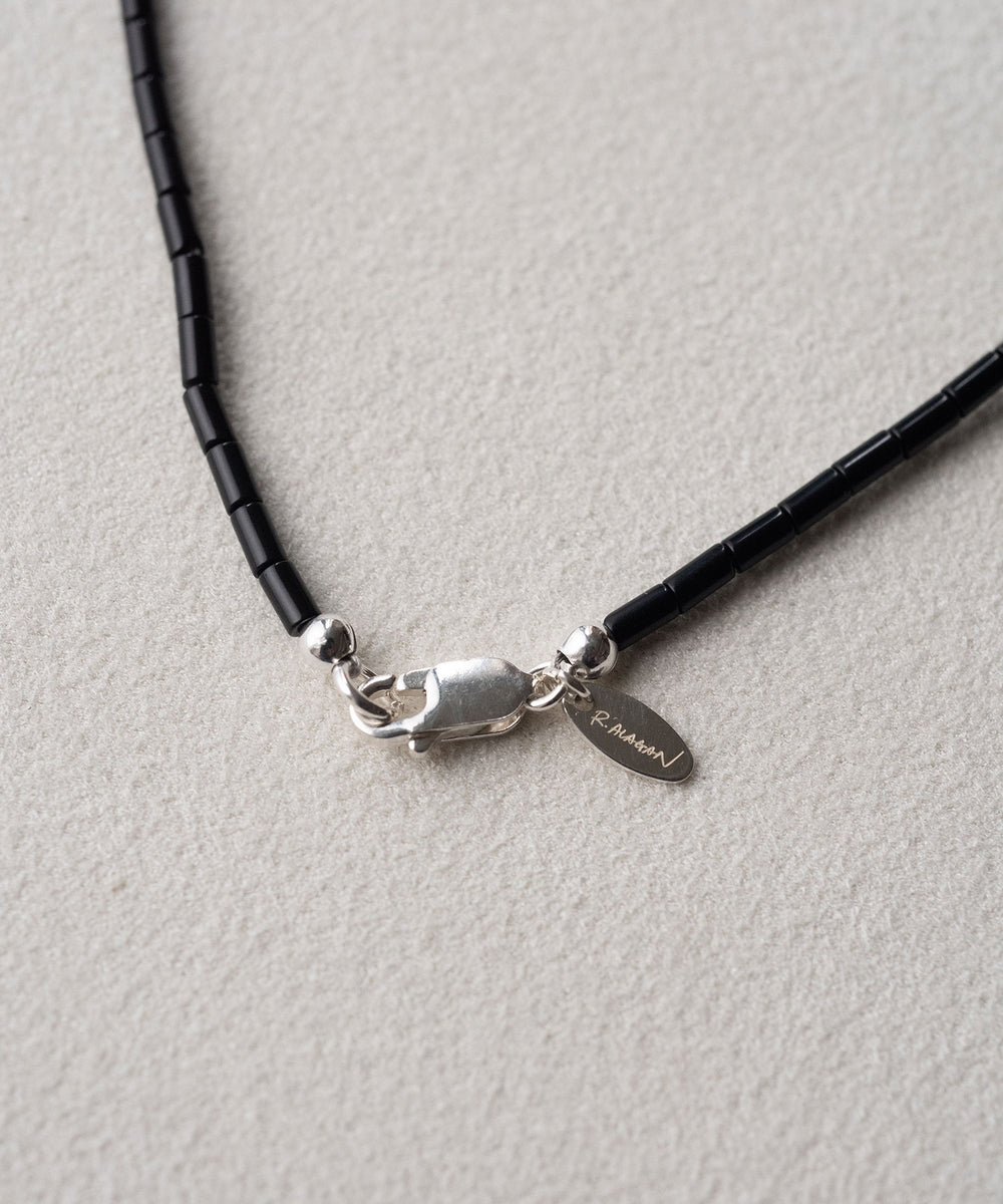 RISINGEAR NECKLACE ブラック TINY TINY TUBE ONYX NECKLACE｜R.ALAGAN(ララガン)公式通販｜タイニー