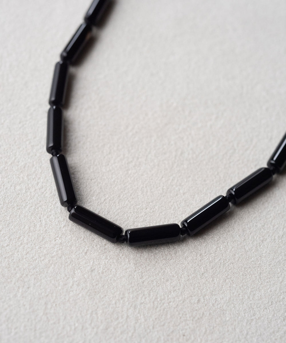 SMALL TUBE ONYX NECKLACE｜R.ALAGAN(ララガン)公式通販｜オニキス