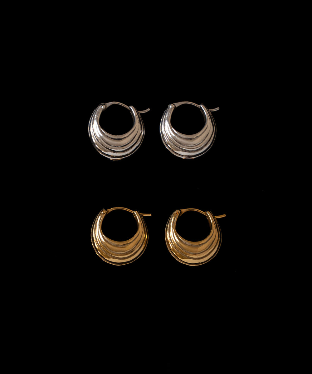 褌 シタバカマ　バンブーピアス SHIMA HOOPS｜R.ALAGAN(ララガン)公式通販｜シマフープピアス/シルバー