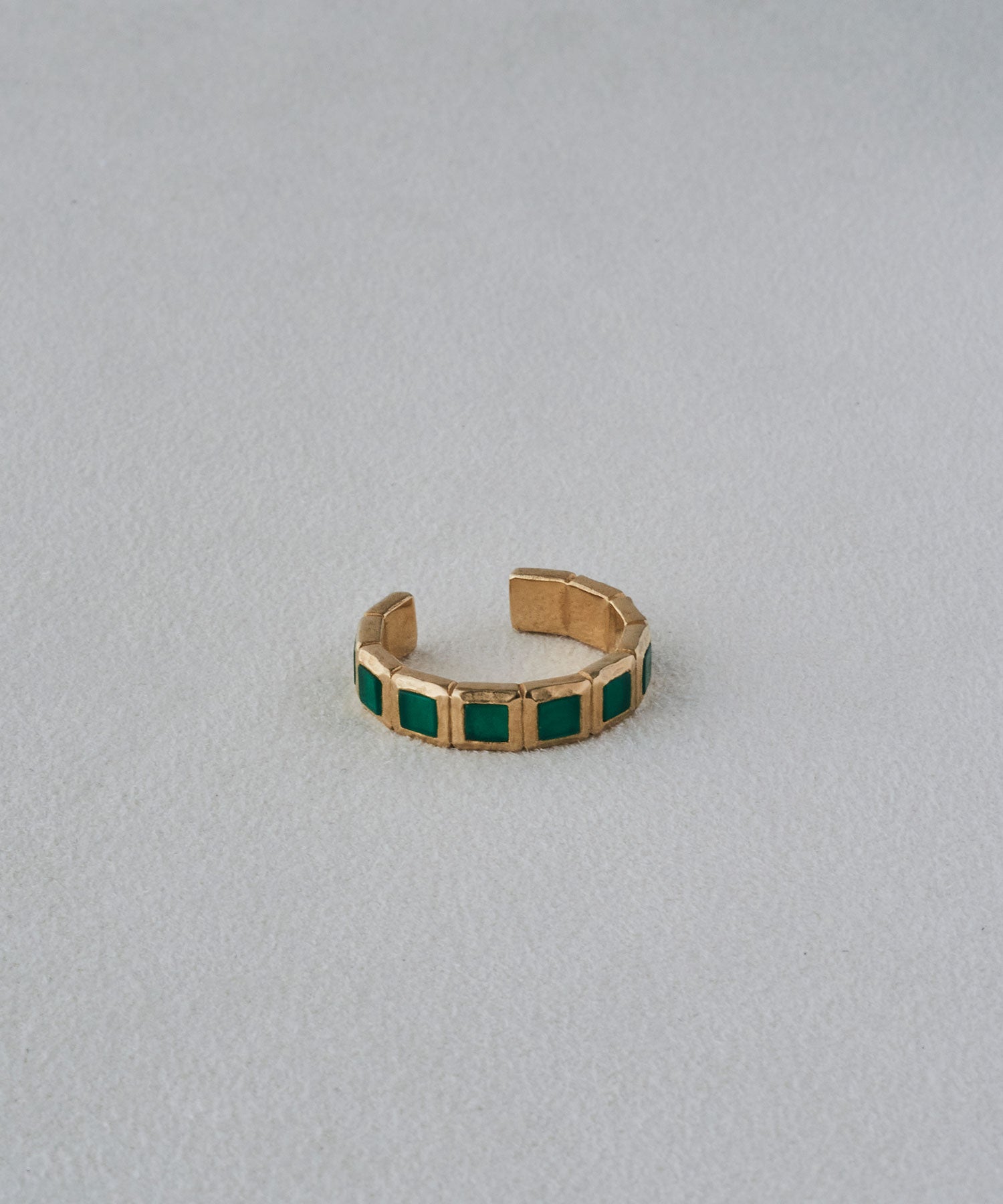 SMALL TILE RING /GREEN｜R.ALAGAN(ララガン)公式通販｜ジュエリー、アクセサリー、スモールタイルリング