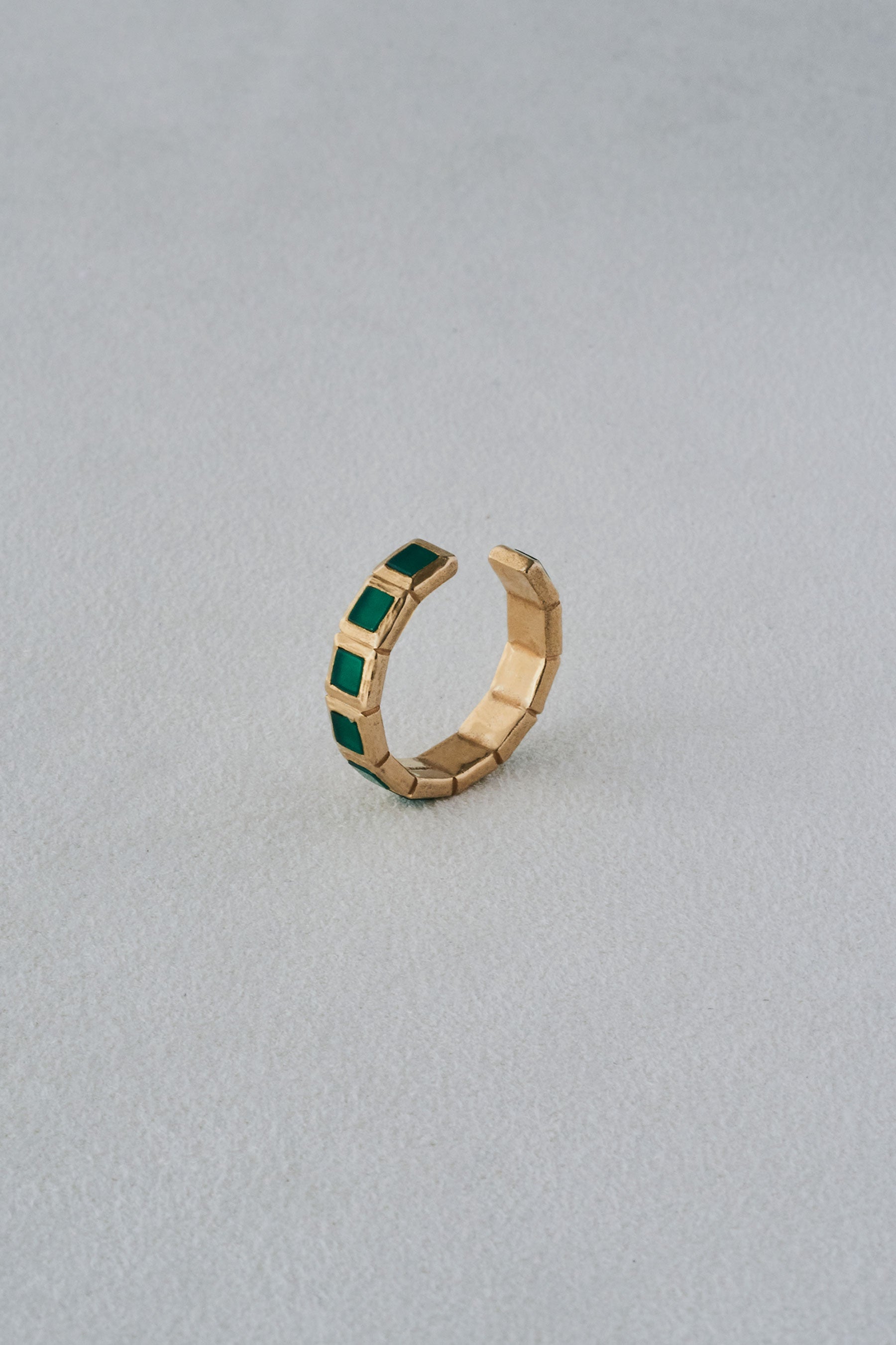 SMALL TILE RING /GREEN｜R.ALAGAN(ララガン)公式通販｜スモールタイル
