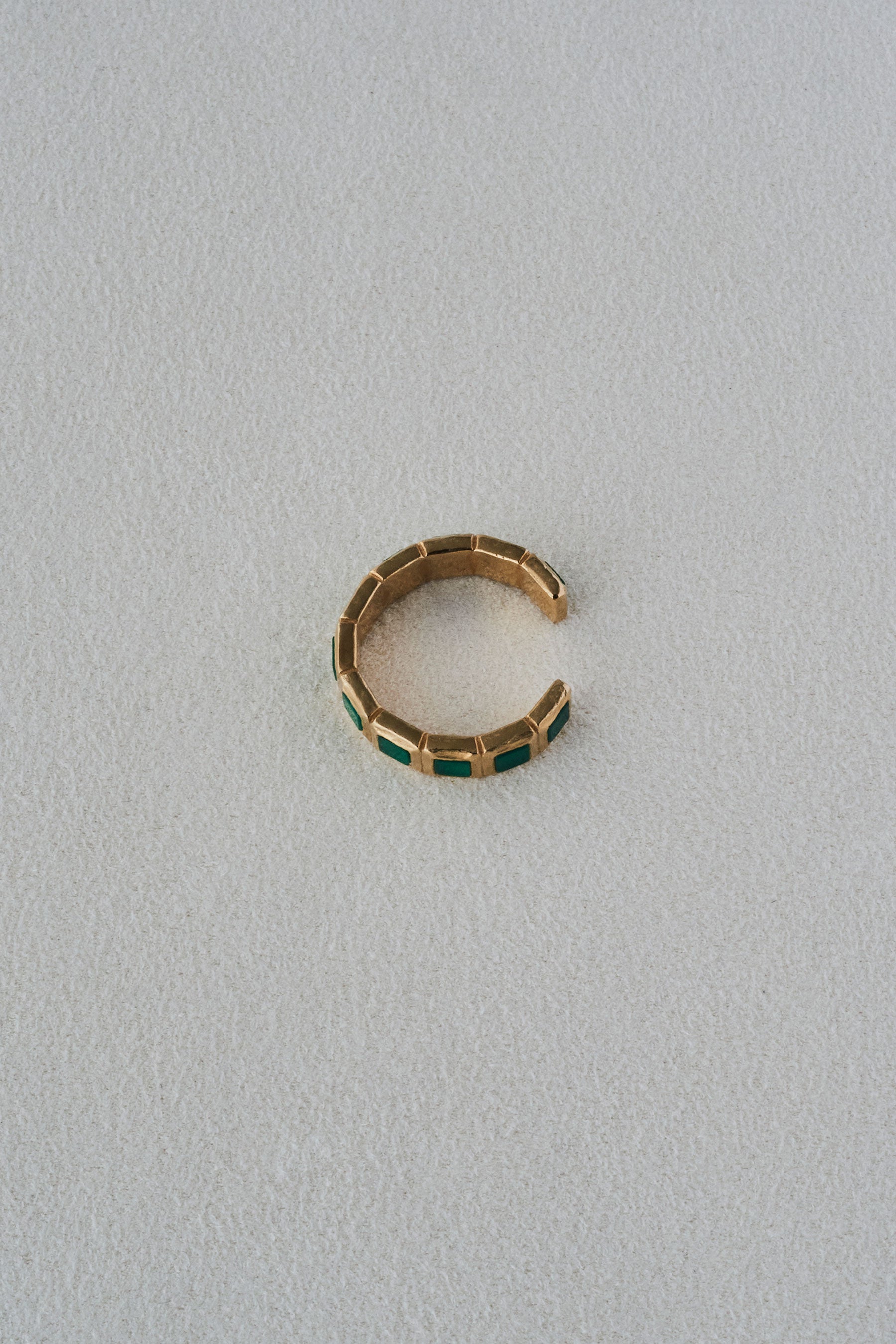 SMALL TILE RING /GREEN｜R.ALAGAN(ララガン)公式通販｜スモールタイル