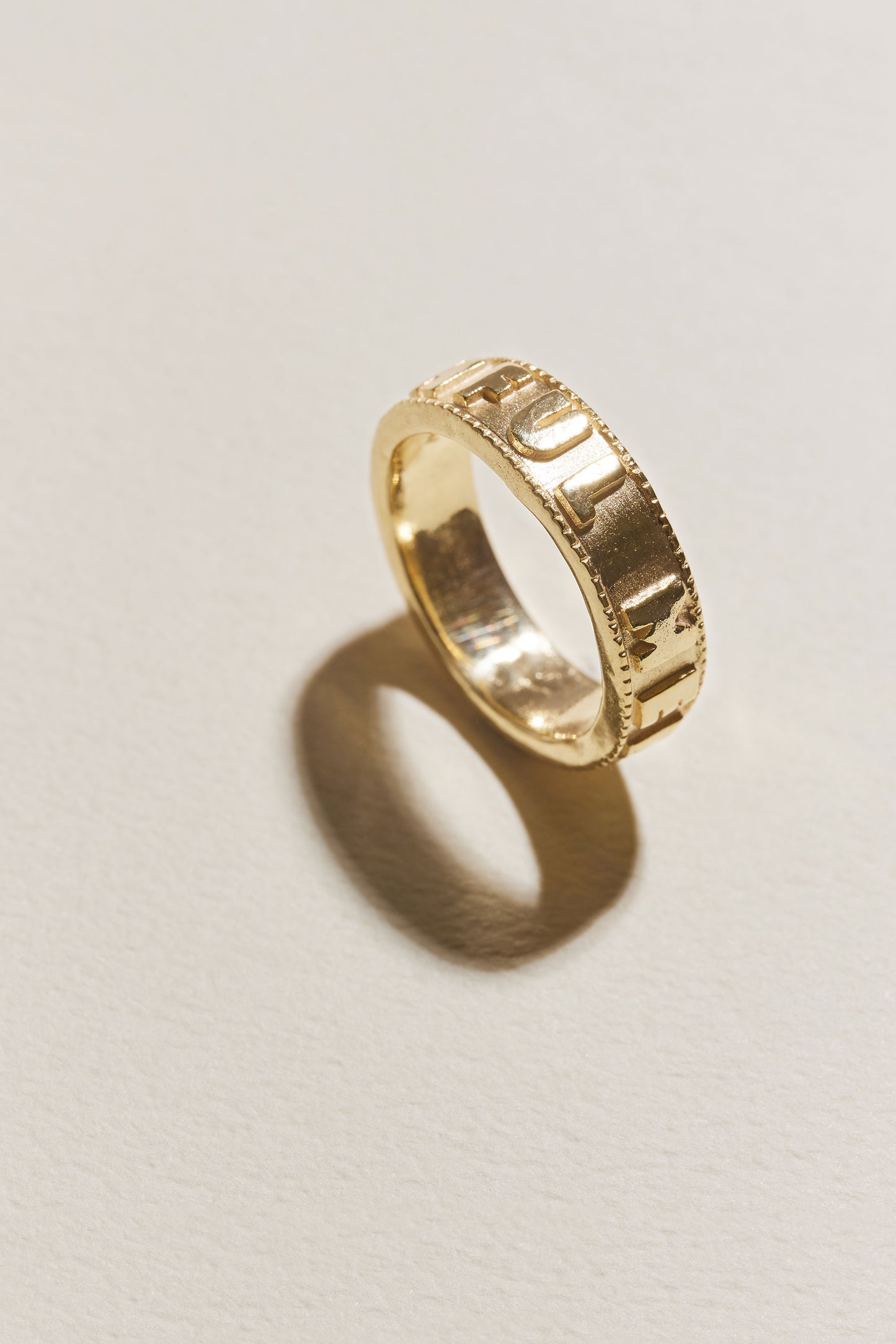 ENGRAVED RING "GRATEFUL MERCY"