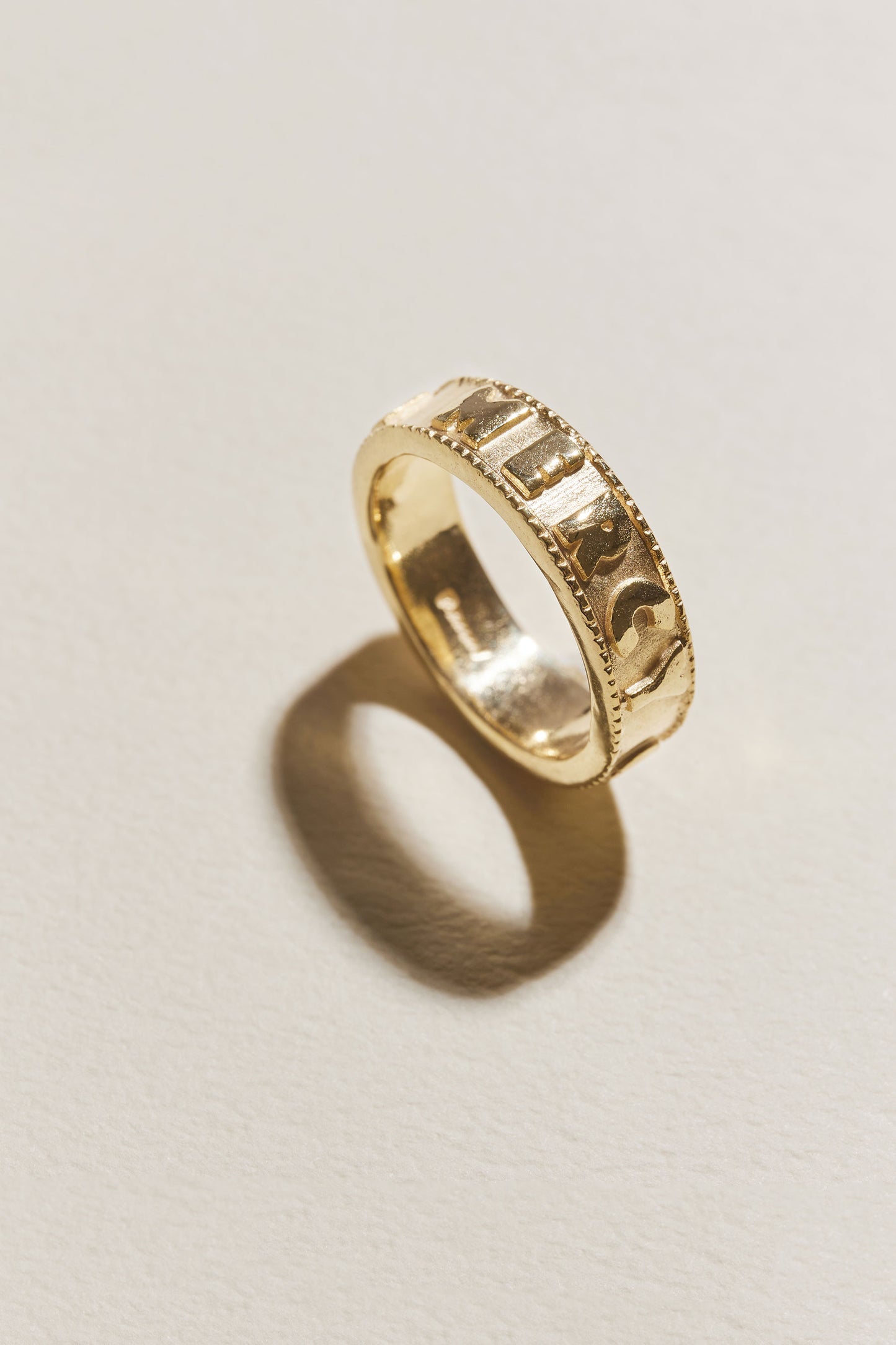 ENGRAVED RING "GRATEFUL MERCY"