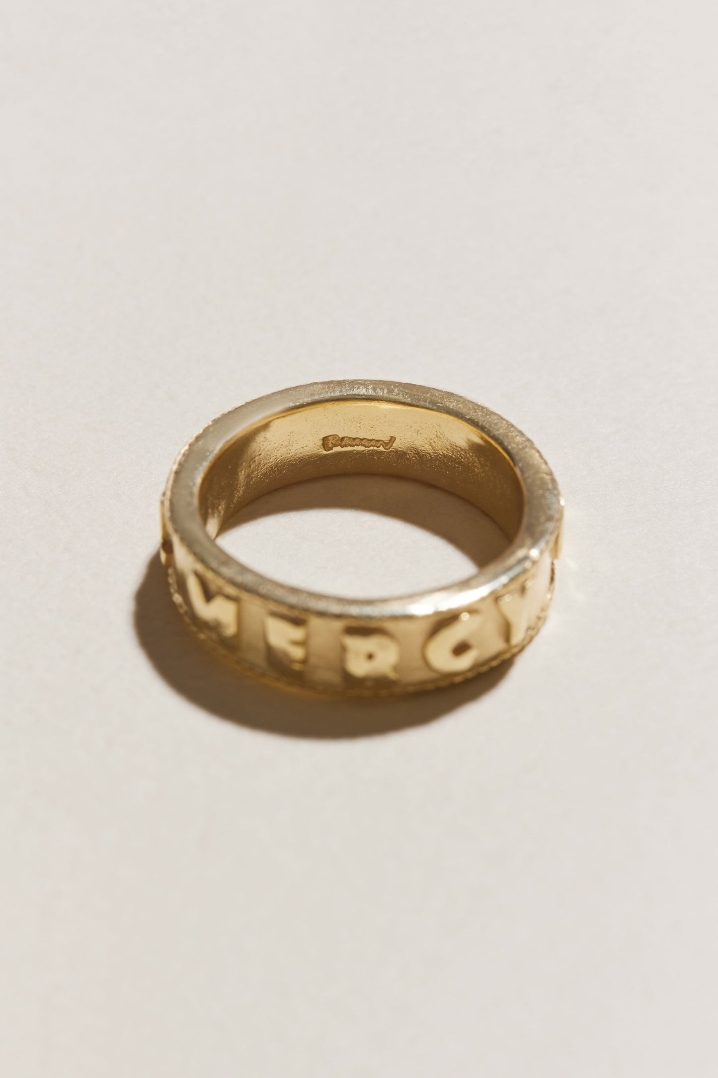 ENGRAVED RING "GRATEFUL MERCY"