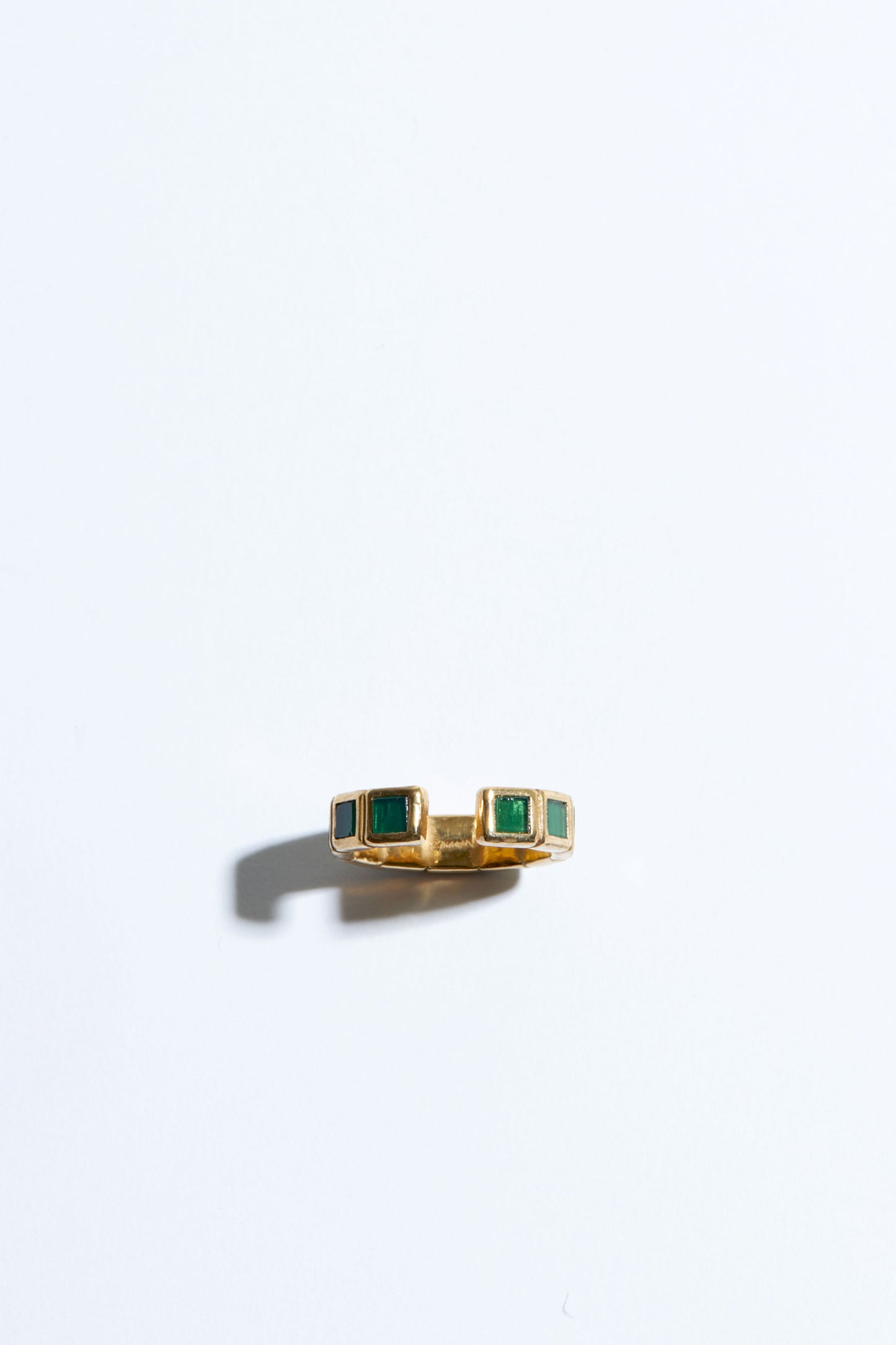 SMALL TILE RING/GREEN