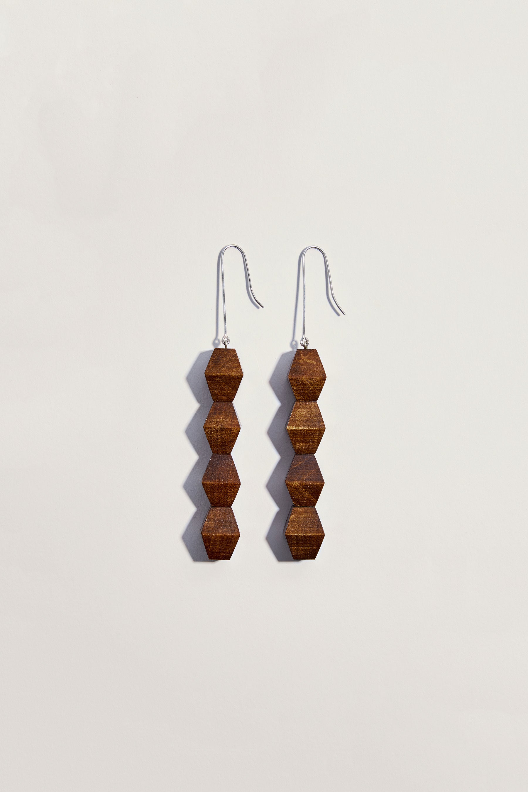 COLOMN WOOD EARRINGS
