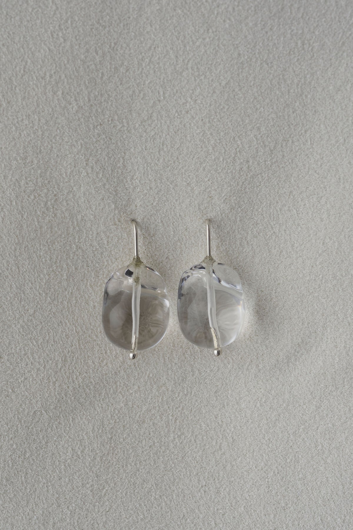 DISTORTED STONE EARRINGS