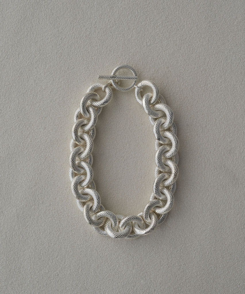 <tc>CIRCLE HEAVY CHAIN BRACELET</tc>