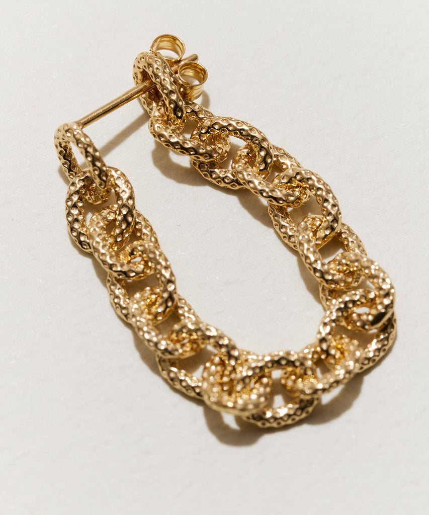 <tc>SMALL KOMON CHAIN EARRINGS</tc>