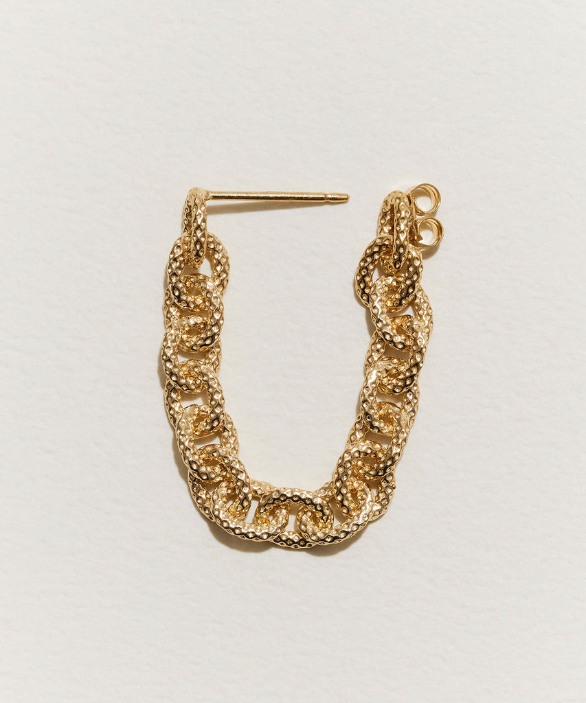 <tc>SMALL KOMON CHAIN EARRINGS</tc>