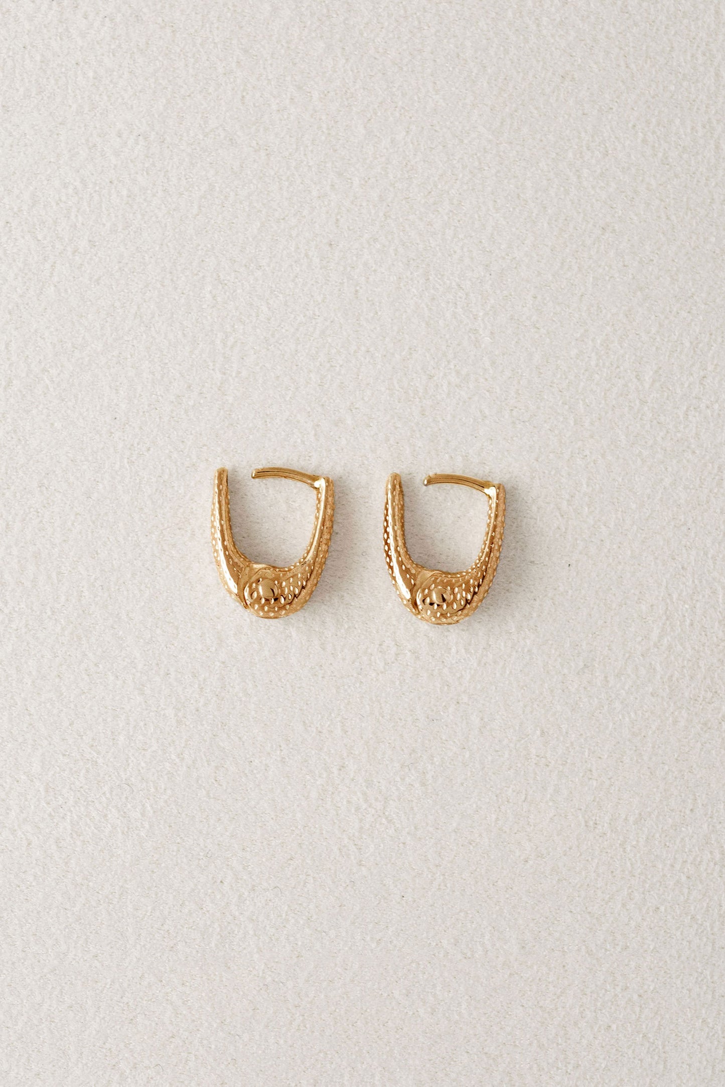 TINY DOT THIN HOOPS