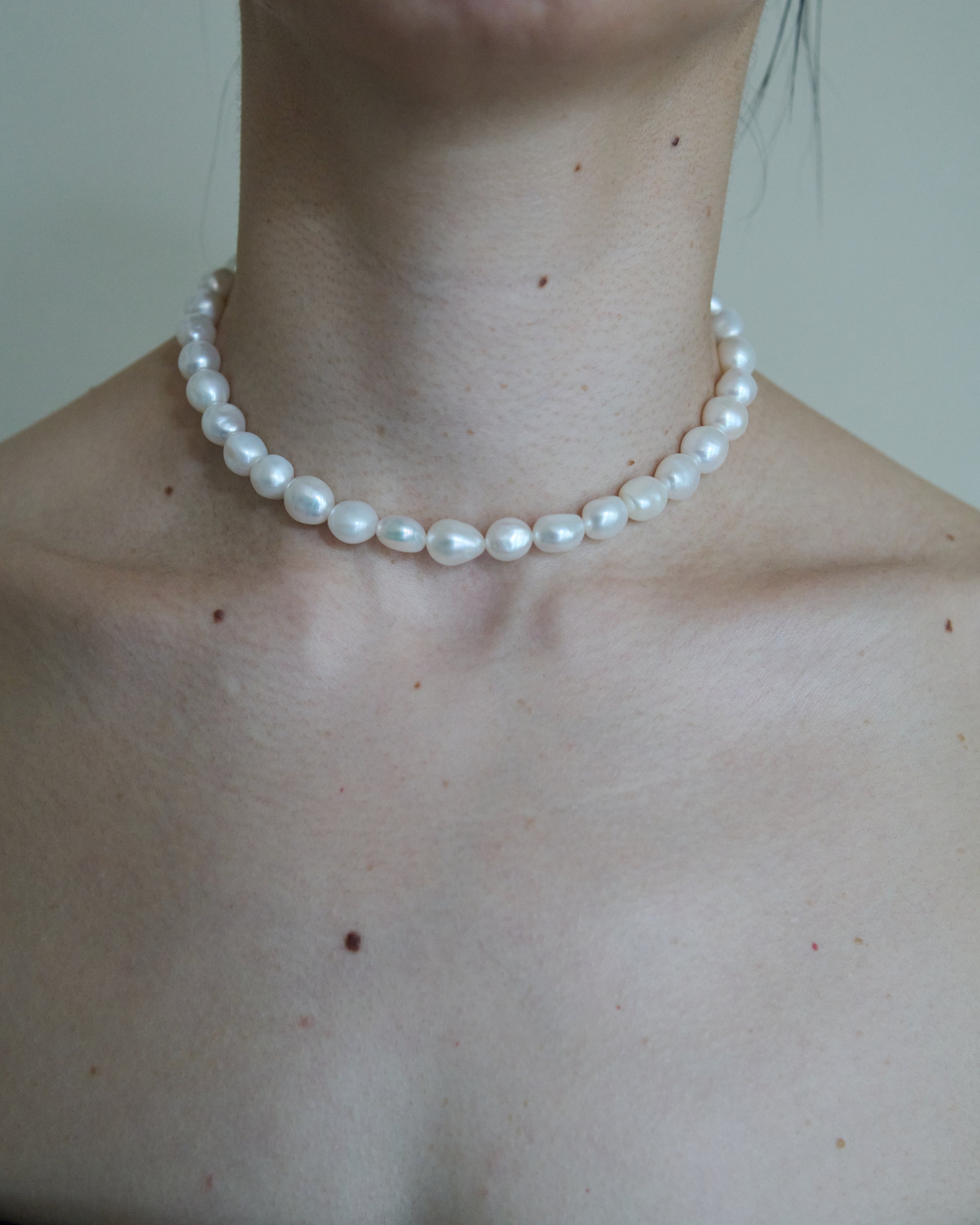 R.ALAGAN PEARL ネックレス R.ALAGAN：BABY PEARL COLLAR - SILVER - ORANN ONLINE SHOP