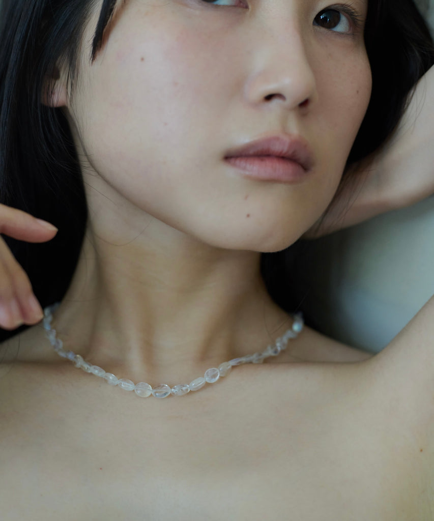 SHOKA COLLAR OVAL MOONSTONE