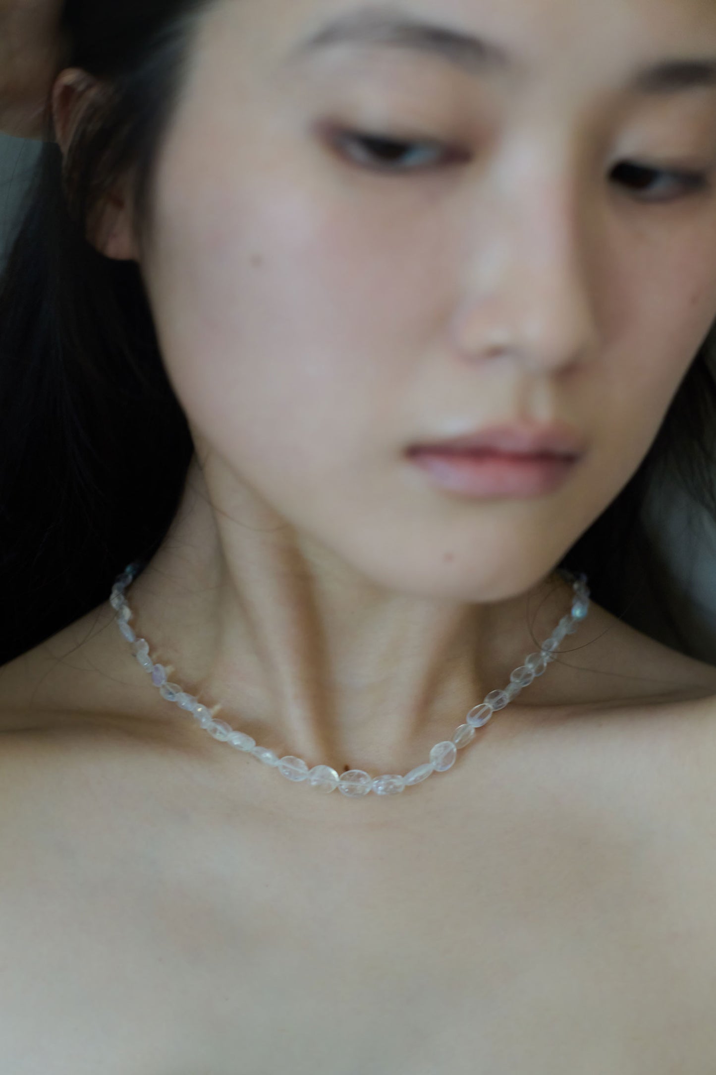 SHOKA COLLAR OVAL MOONSTONE