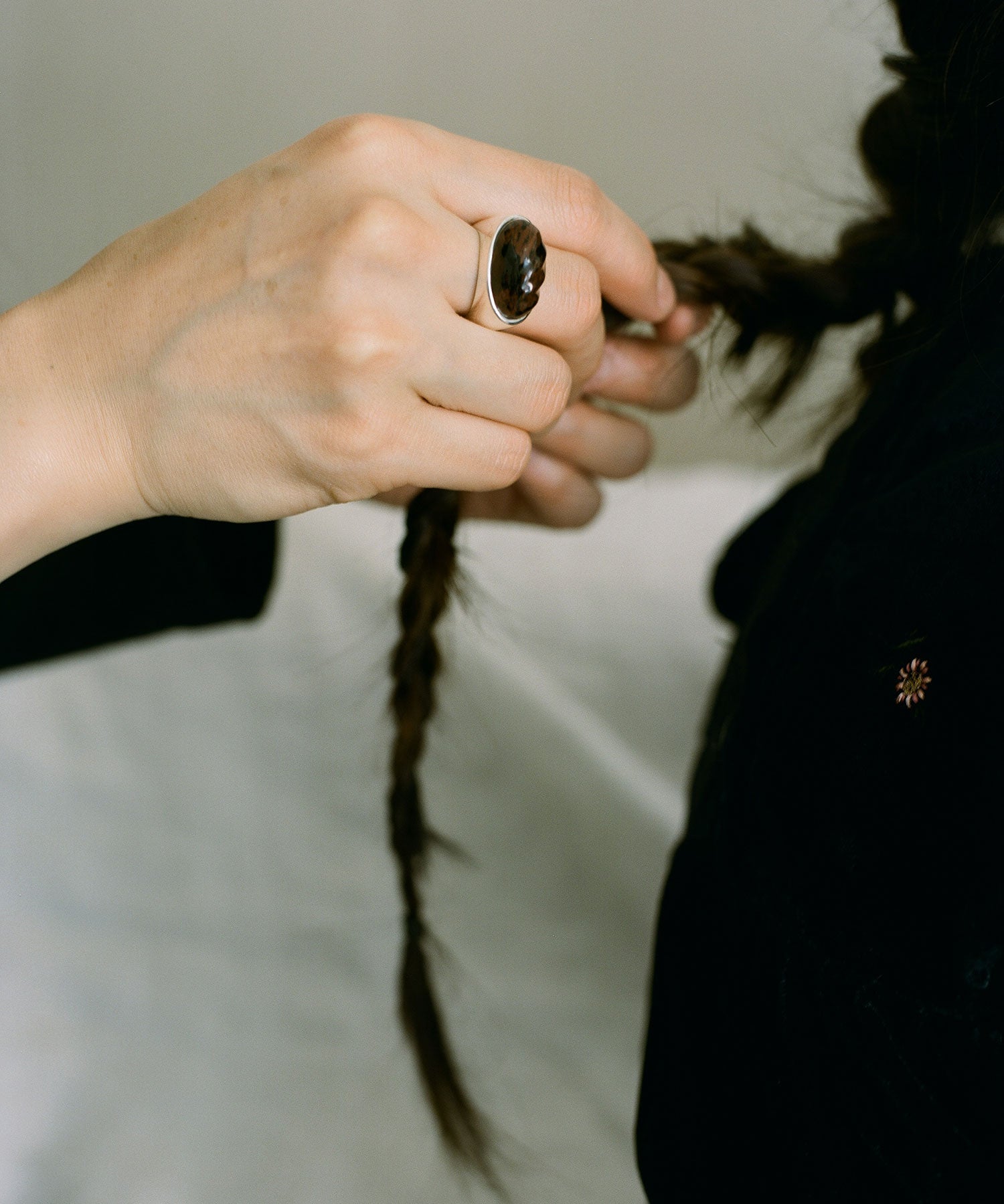 アクセサリー R.ALAGAN GRAND FATHER RING /SMOKY R.ALAGAN/GRAND FATHER RING(GOLD/SMOKY QUARTZ)