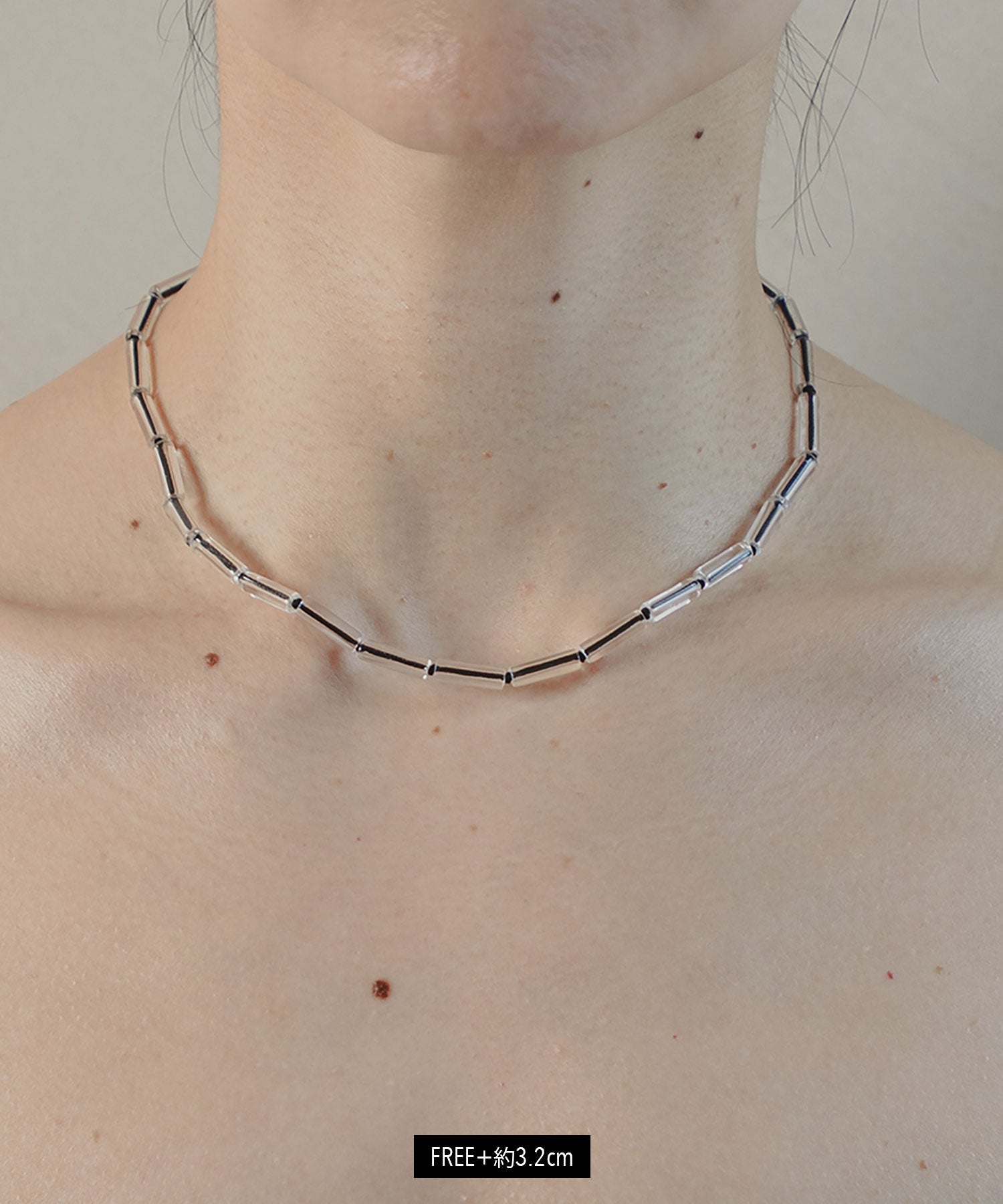 SMALL TUBE CRYSTAL NECKLACE｜R.ALAGAN(ララガン)公式通販｜スモール