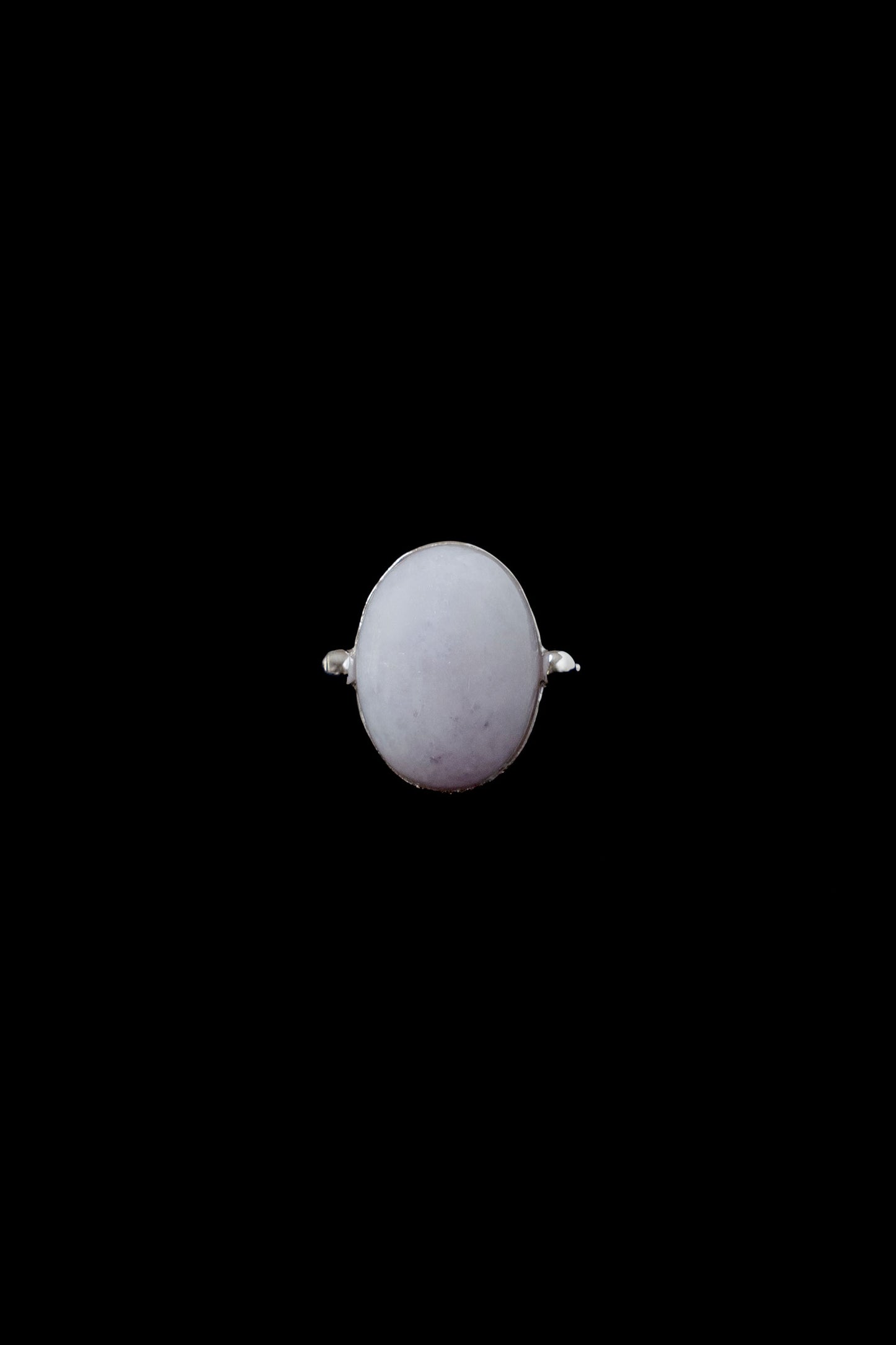 PUFFY STONE RING/LAVENDER JADEITE
