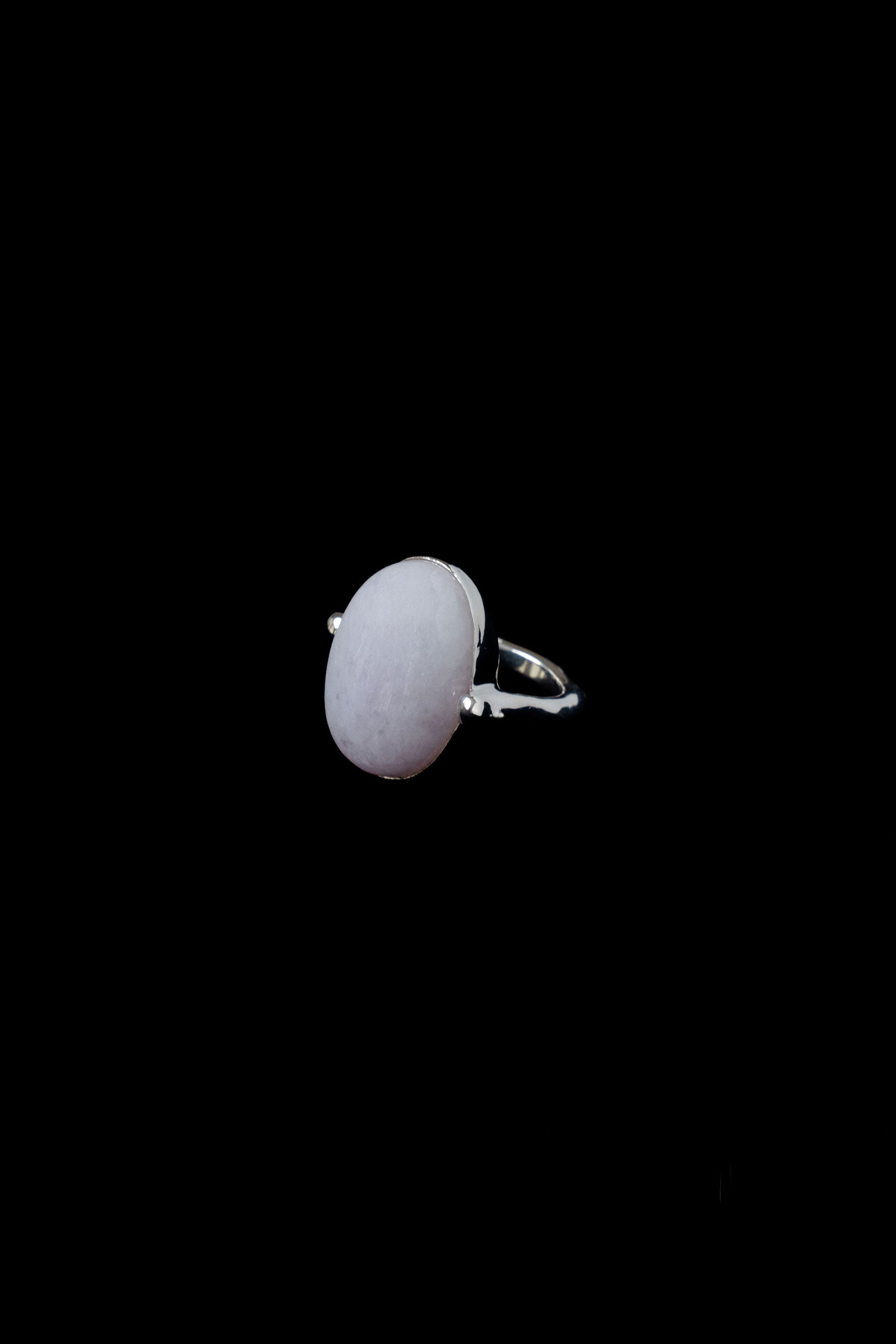 PUFFY STONE RING/LAVENDER JADEITE
