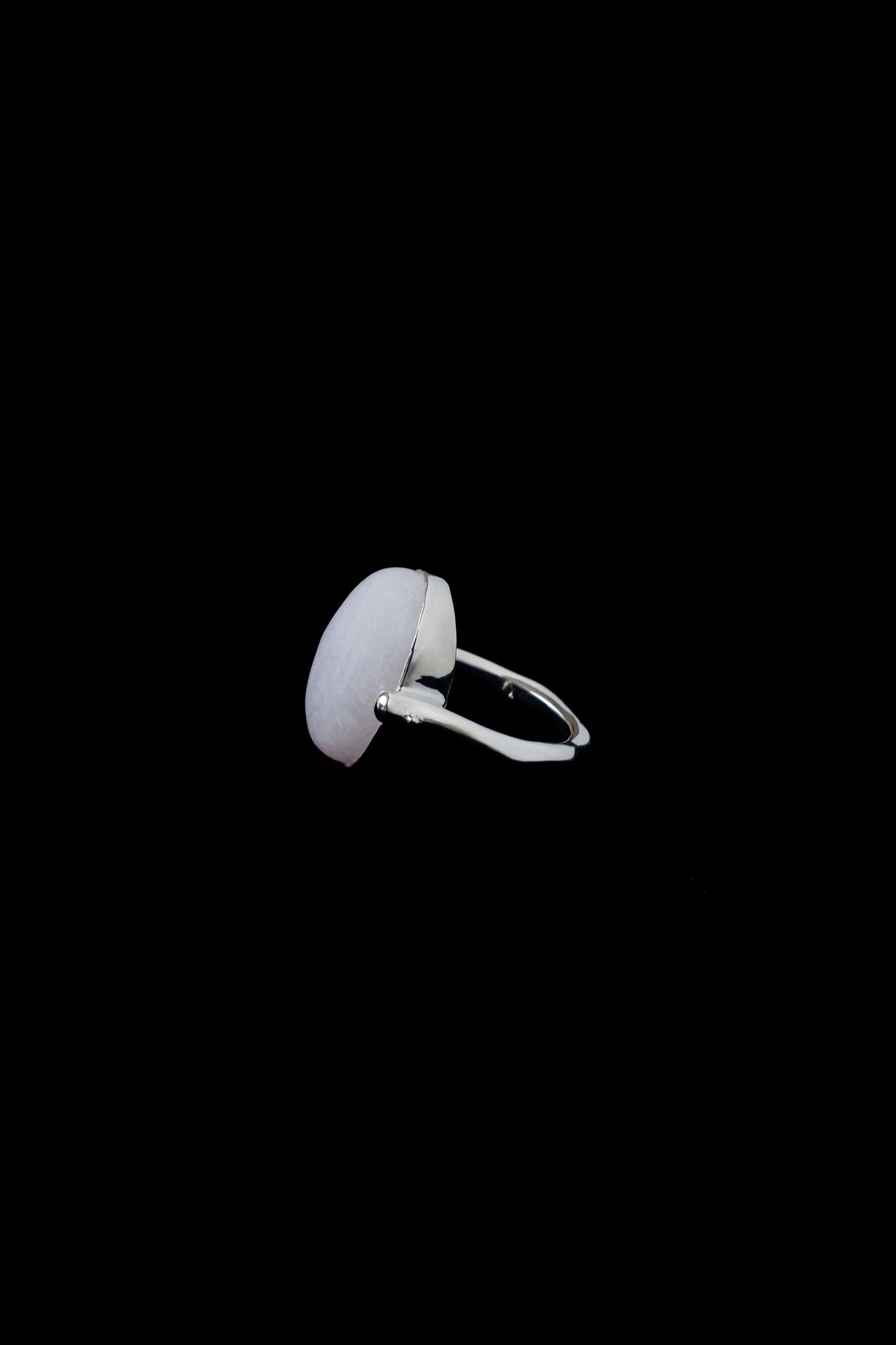 PUFFY STONE RING/LAVENDER JADEITE