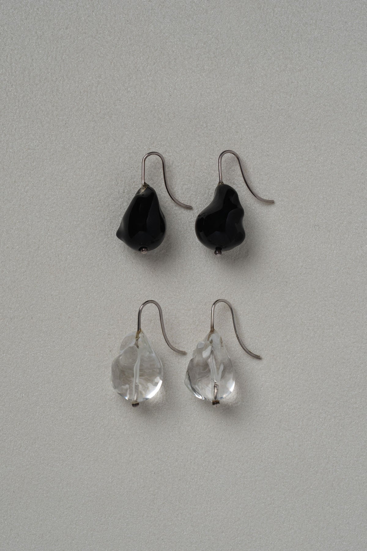 DISTORTED STONE EARRINGS