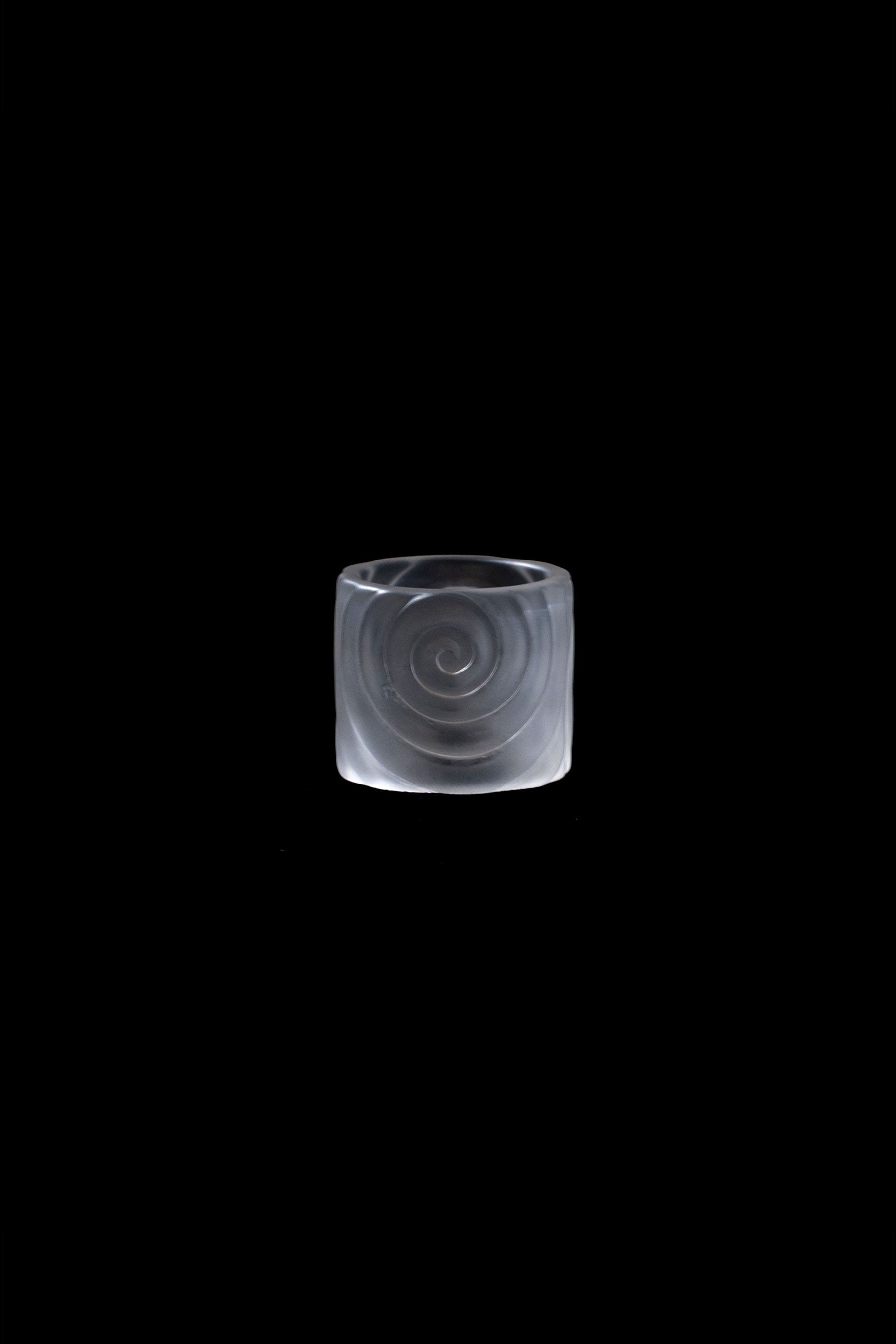 SWIRL STONE RING/CRYSTAL
