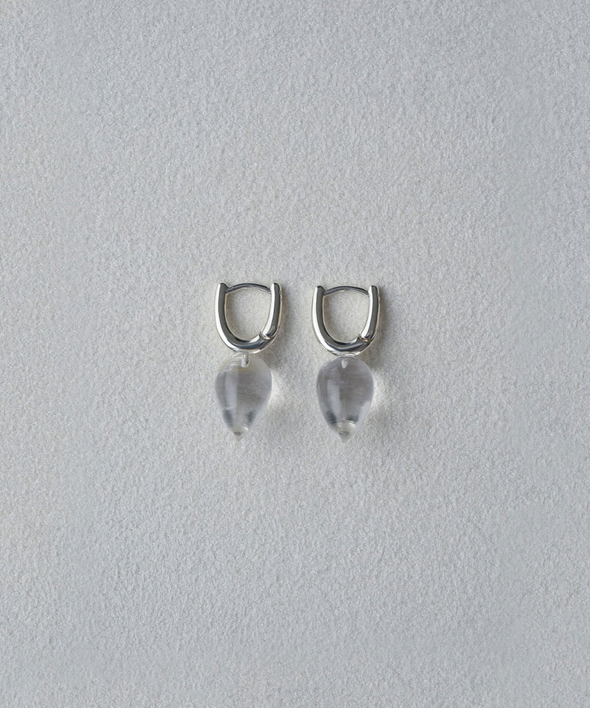 DEWDROP STONE HOOPS