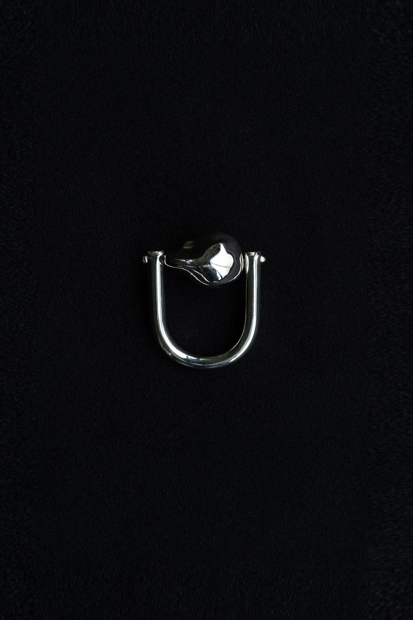 SILVER PEARL RING