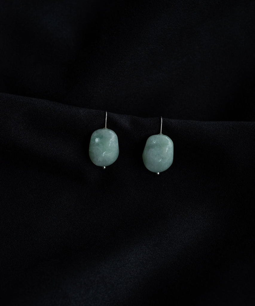 DISTORTED STONE EARRINGS