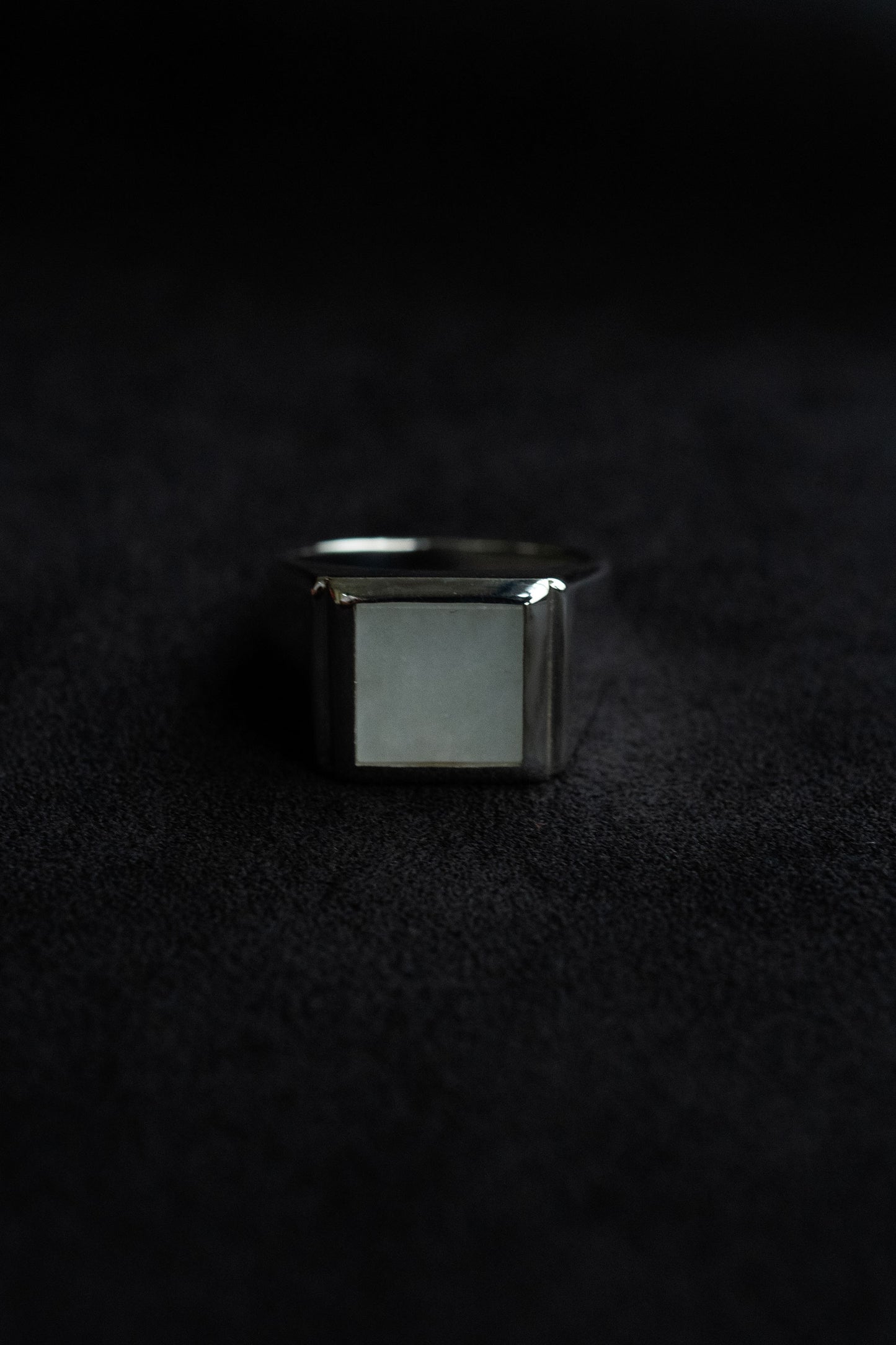 SIGNET RING/JADEITE
