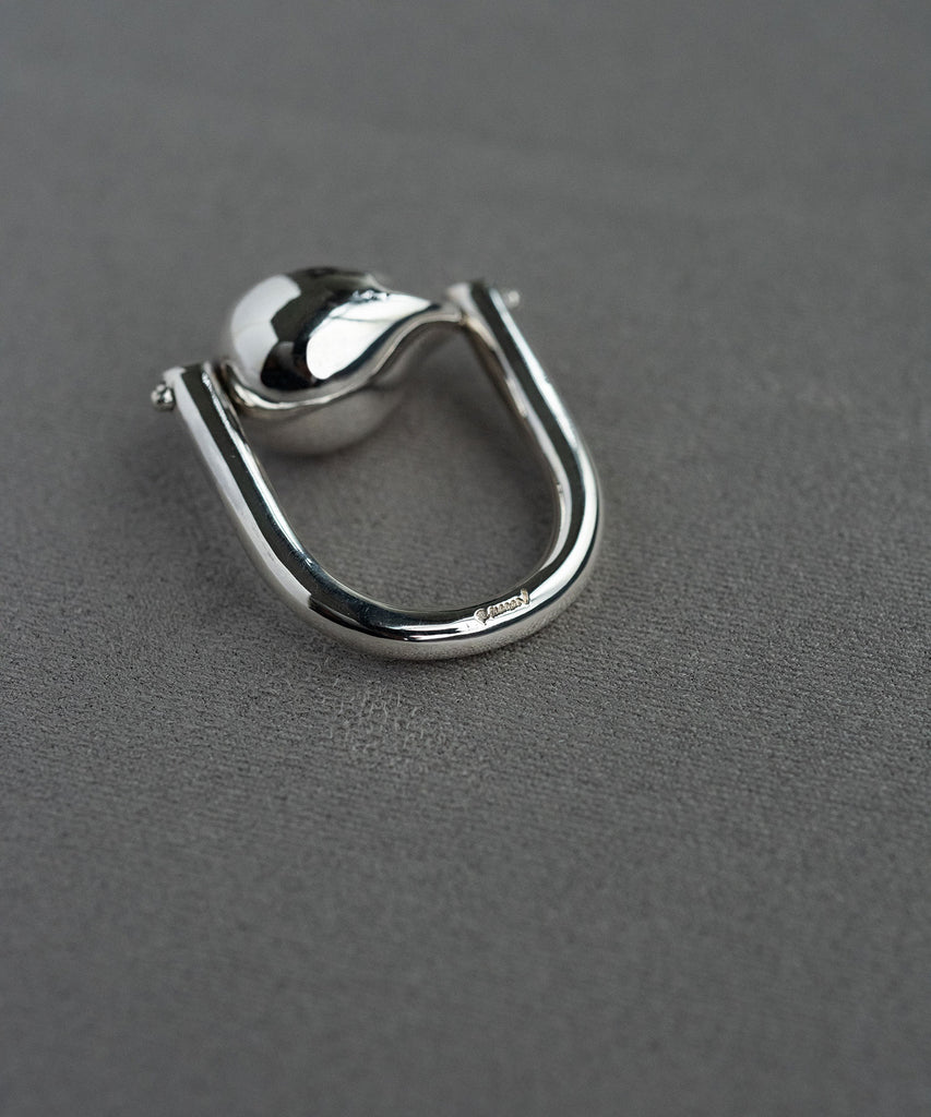 <tc>SILVER PEARL RING</tc>