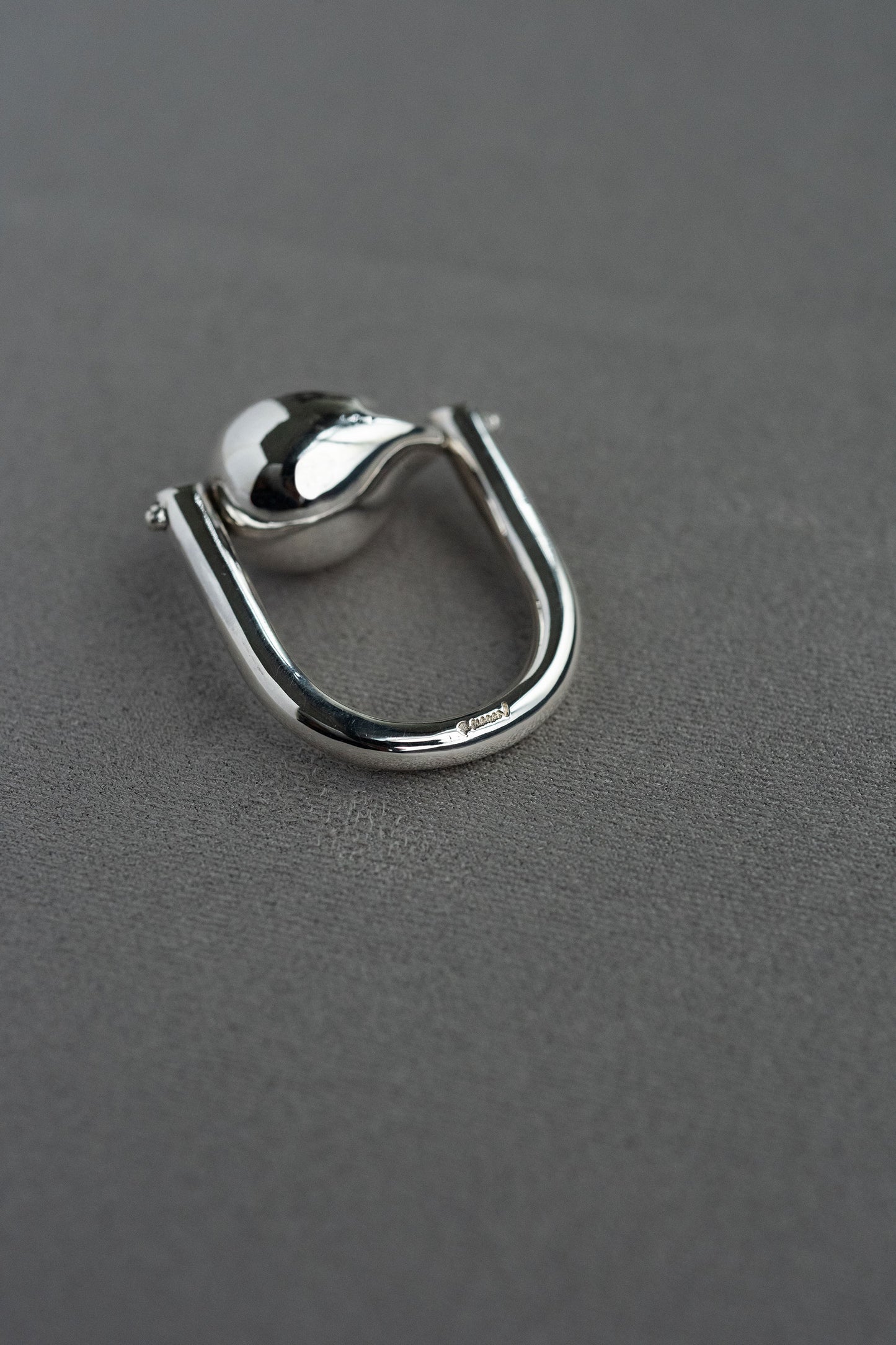 SILVER PEARL RING
