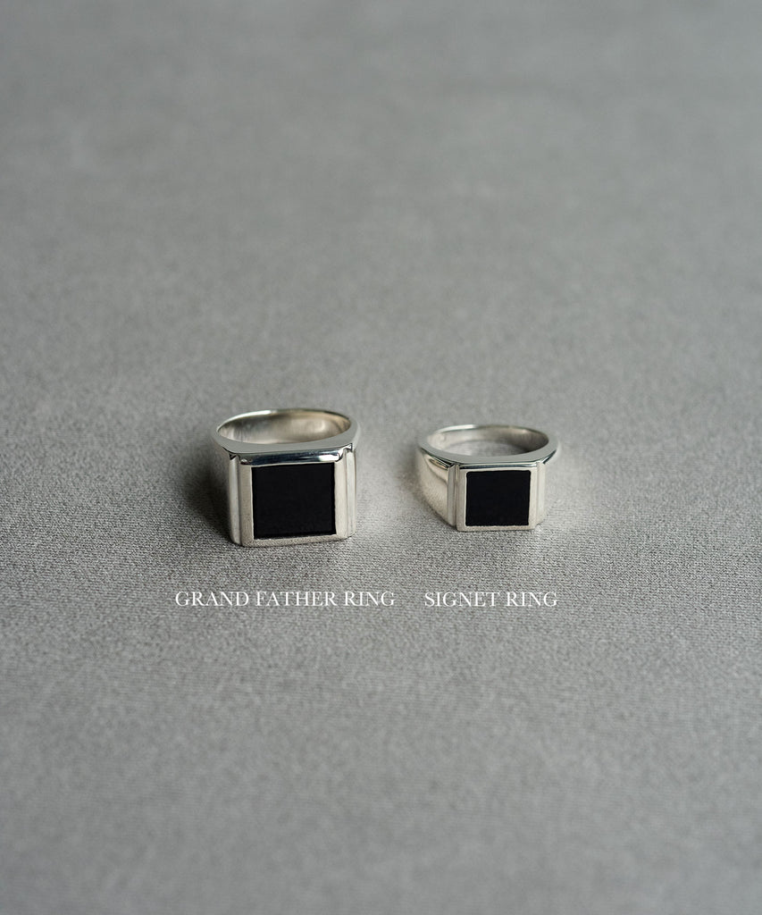 <tc>SIGNET RING /ONYX</tc>