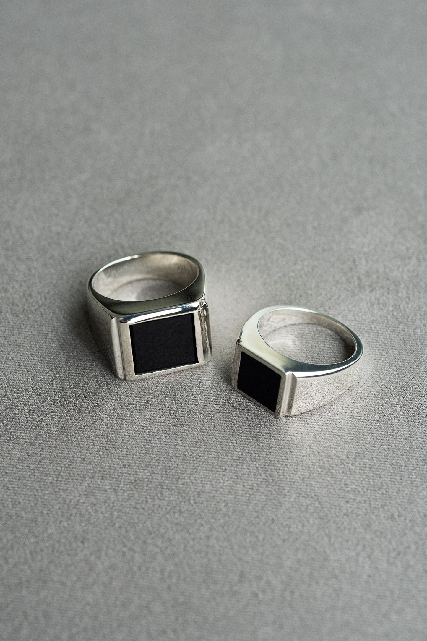 GRAND FATHER RING /ONYX