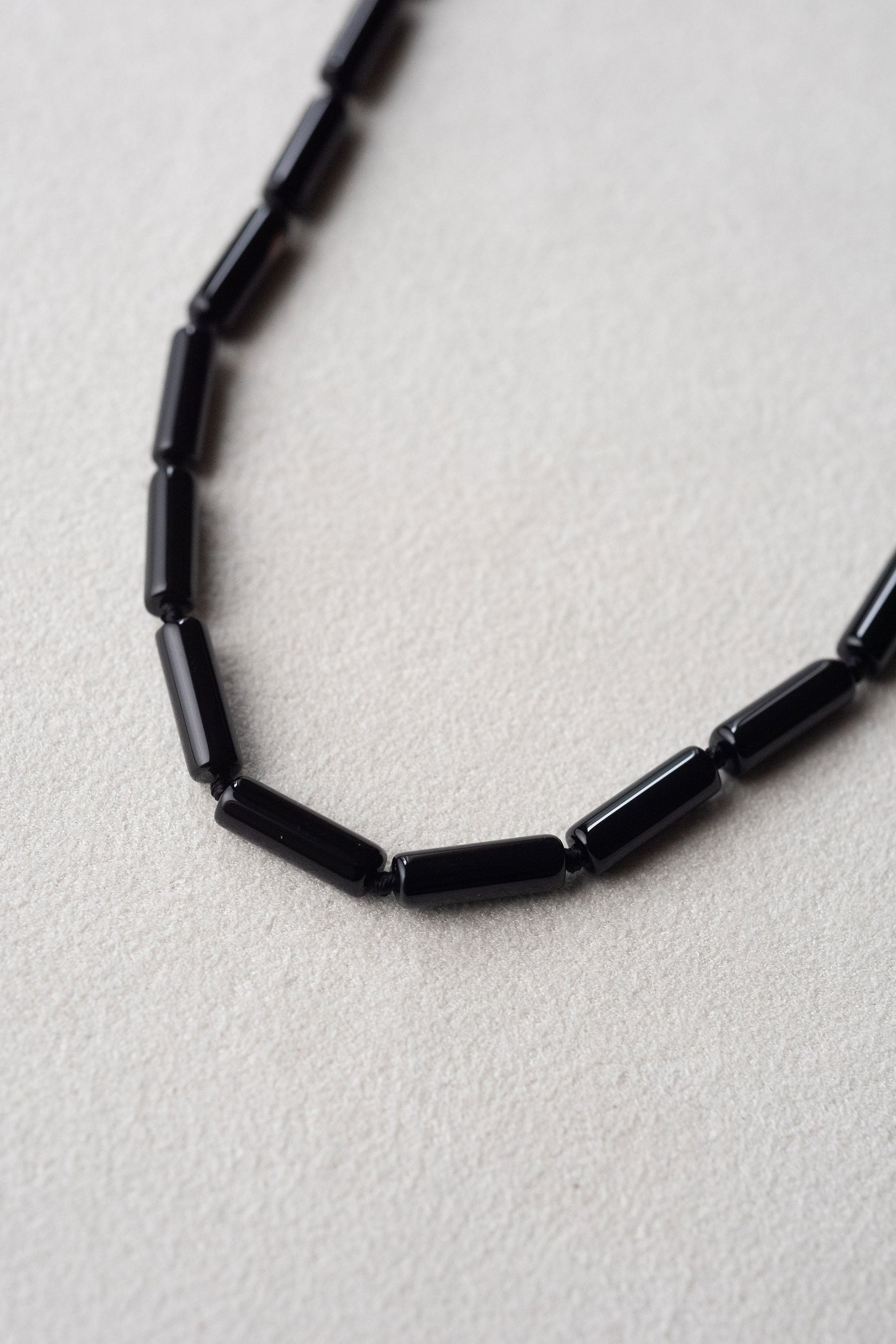 ララガン　SMALL TUBE ONYX NECKLACE SMALL TUBE ONYX NECKLACE｜R.ALAGAN Official Online Store｜Small