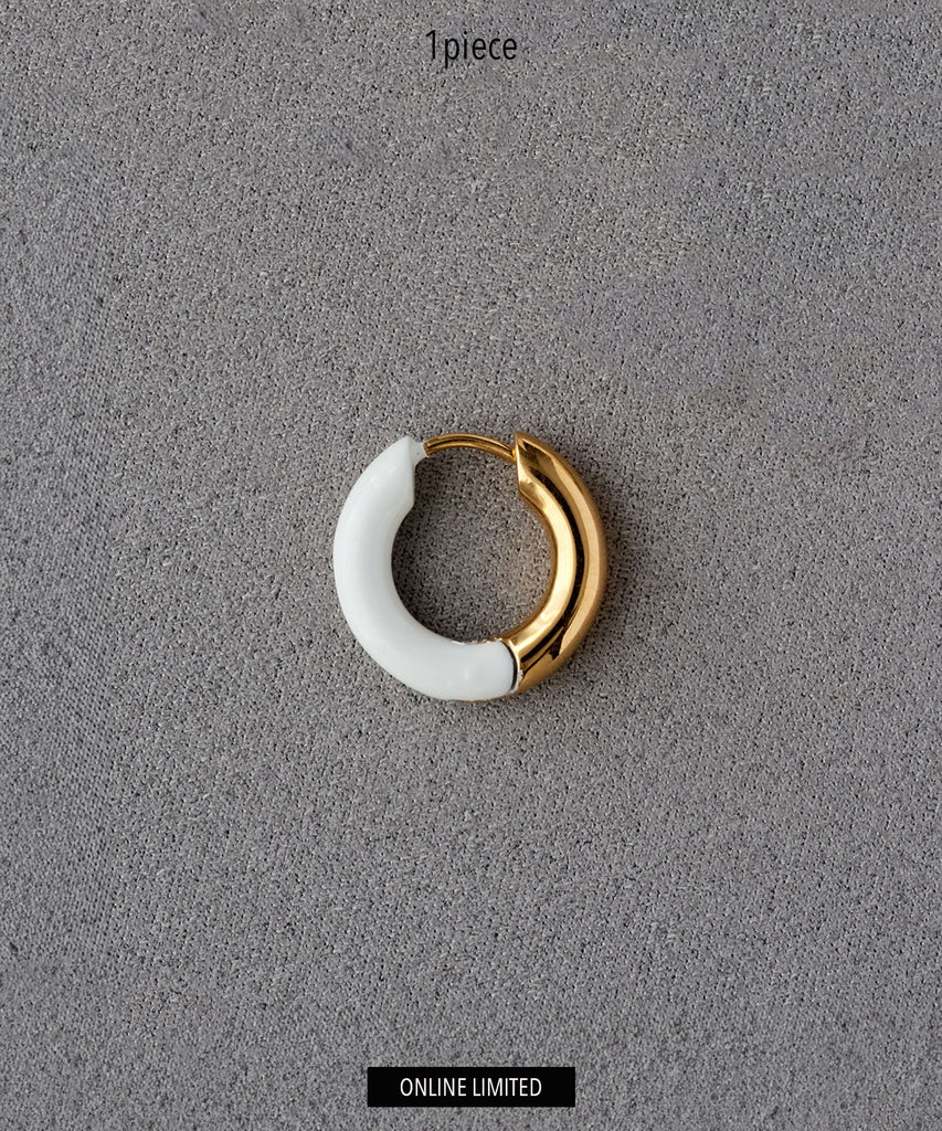DIPPED TINY ALL ROUND HOOPS(1PIECE)
