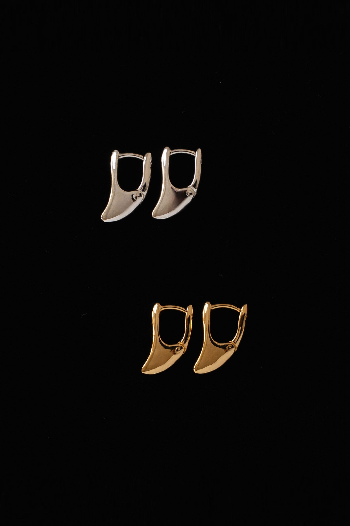TINY MOON HOOPS