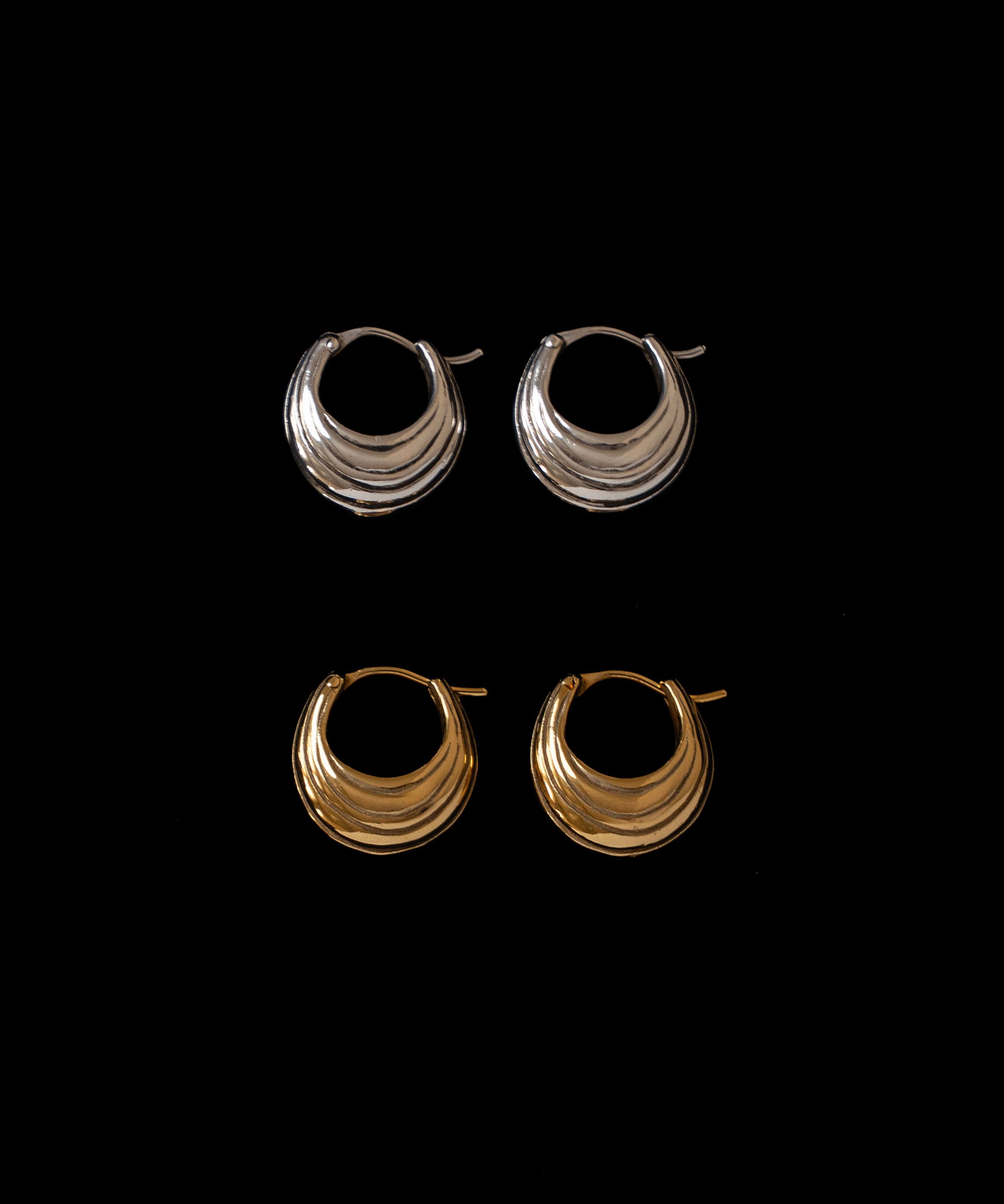 あるじゃん/ A&G（AG FACTORY）ピアス SHIMA HOOPS｜R.ALAGAN(ララガン)公式通販｜シマフープピアス/シルバー