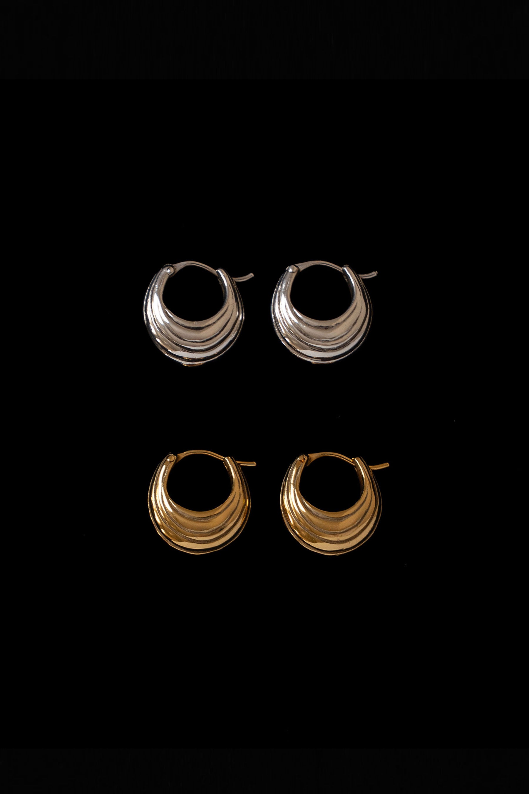 SHIMA HOOPS｜R.ALAGAN(ララガン)公式通販｜シマフープピアス/シルバー