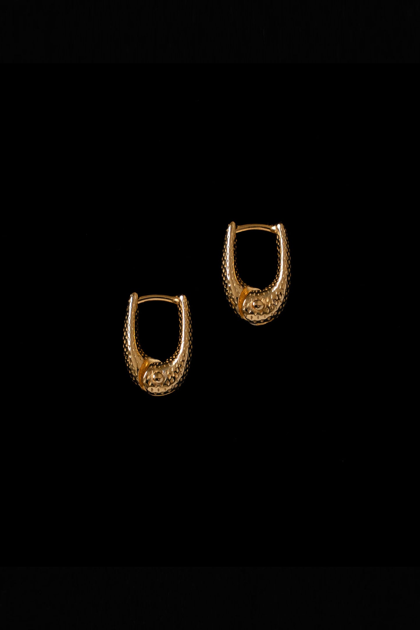 TINY DOT THIN HOOPS