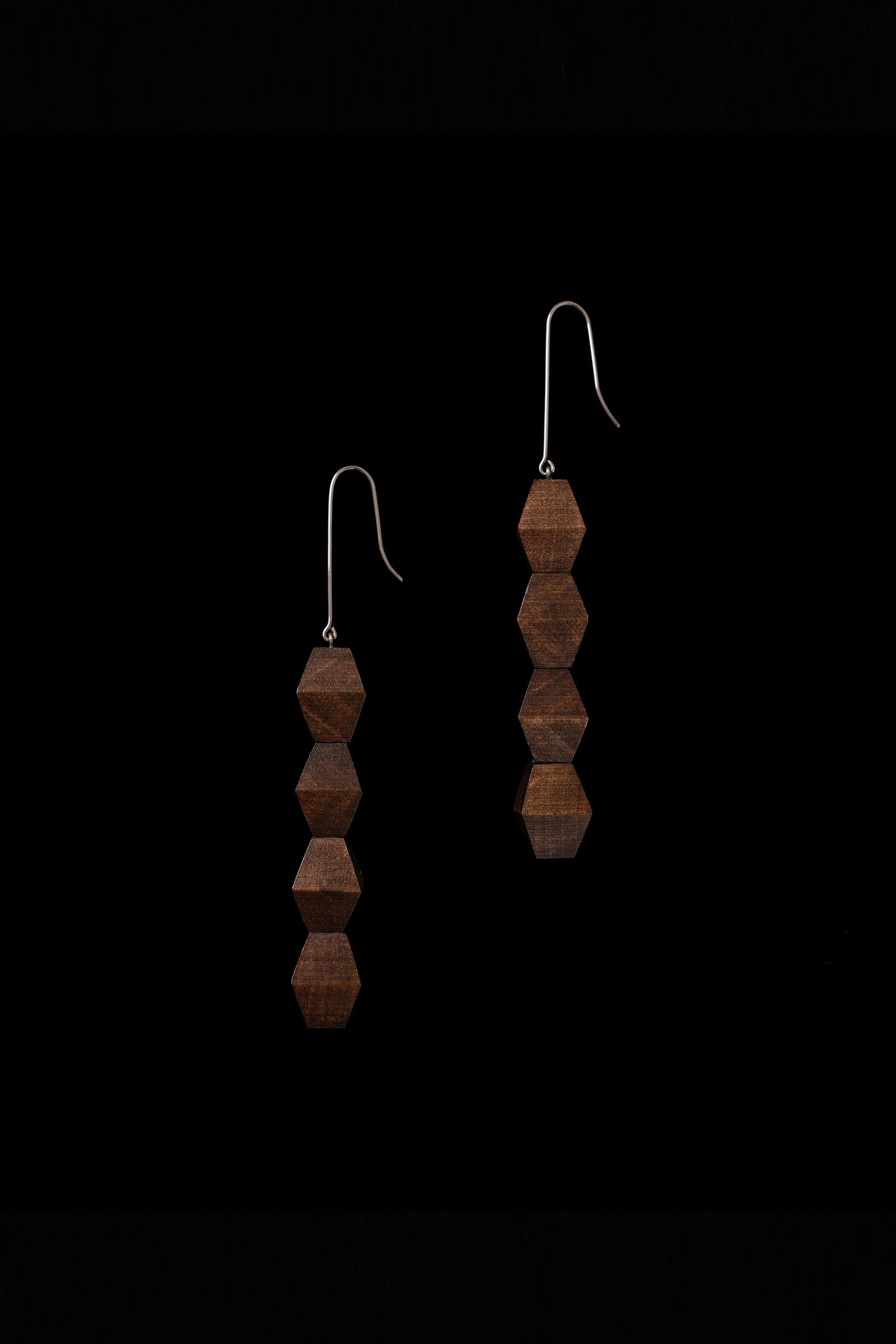 COLOMN WOOD EARRINGS
