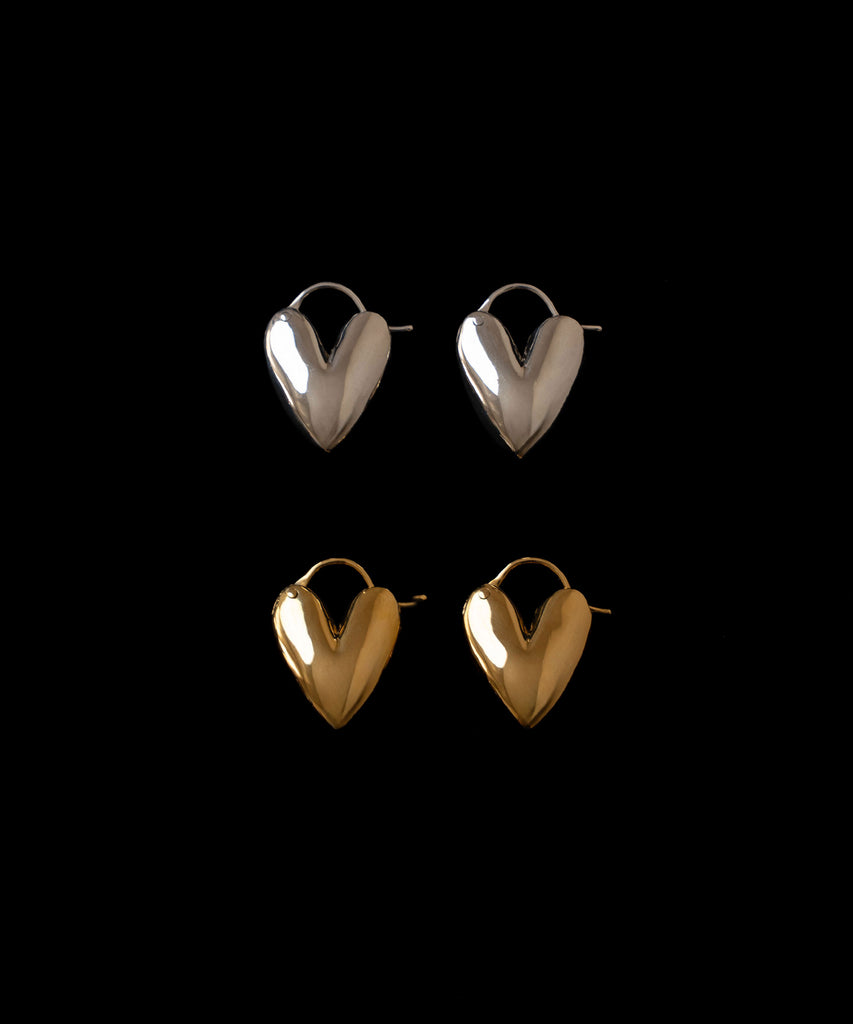 TINY PUFFY HEART HOOPS｜R.ALAGAN(ララガン)公式通販｜ジュエリー