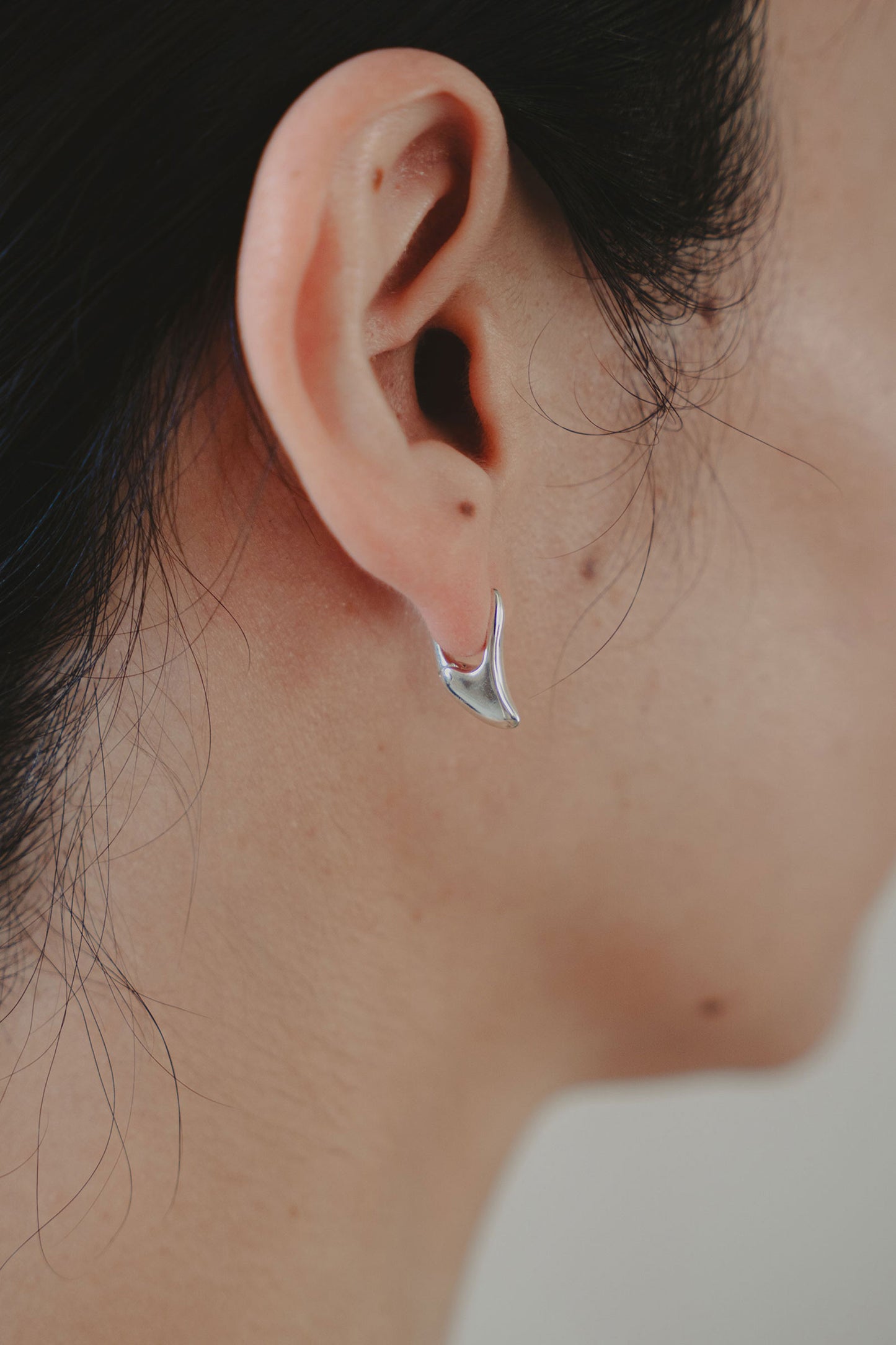 TINY MOON HOOPS